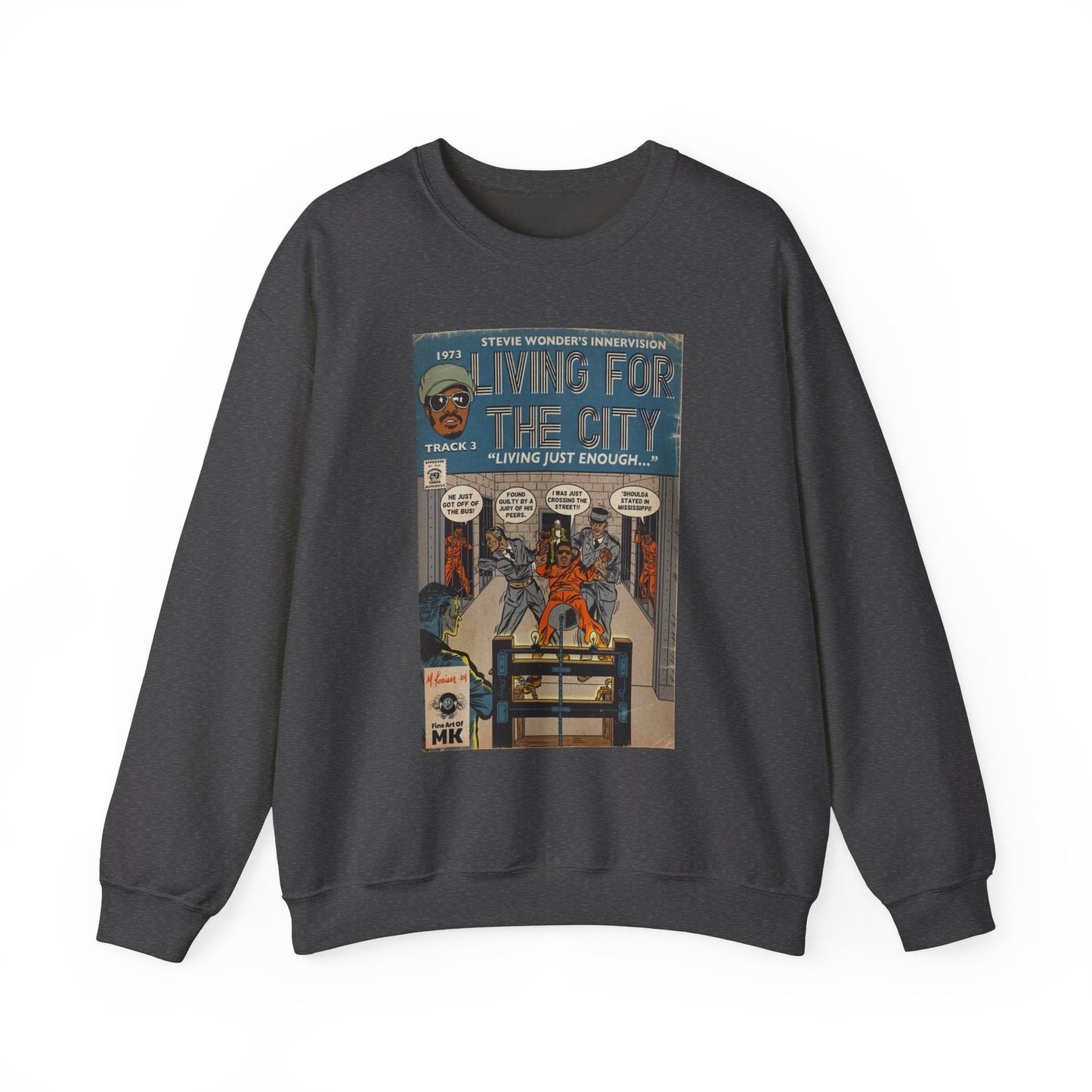 Living For The City - Unisex Heavy Blendâ„¢ Crewneck Sweatshirt