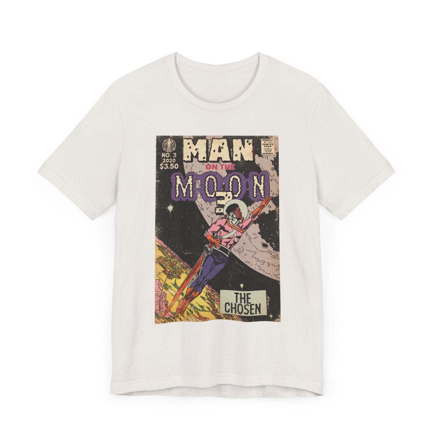 Man on the Moon 3 - Unisex Jersey T-Shirt