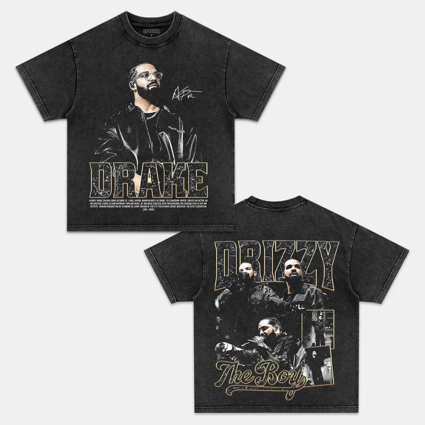 DRAKE VINTAGE TEE Style004