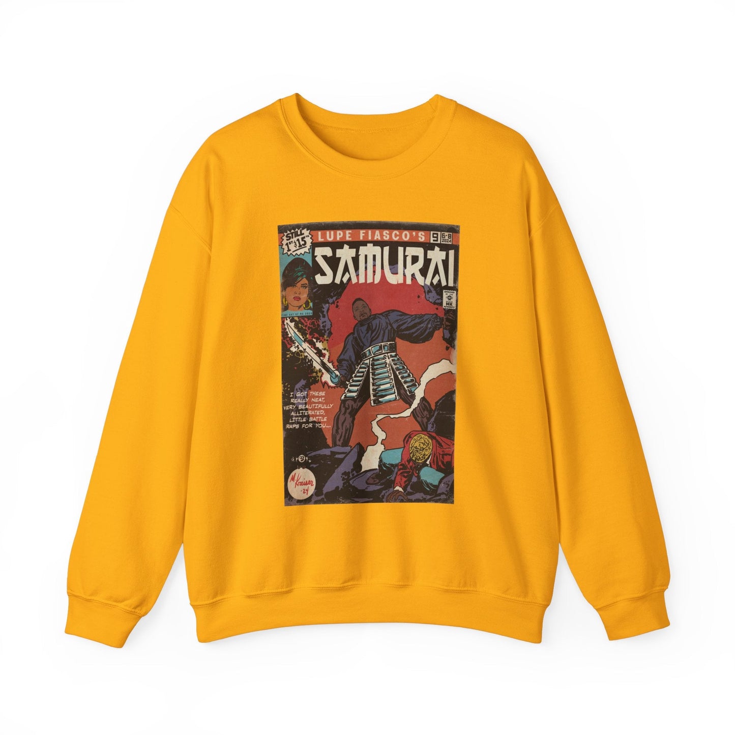 Samurai Unisex Heavy Blendâ„¢ Crewneck Sweatshirt