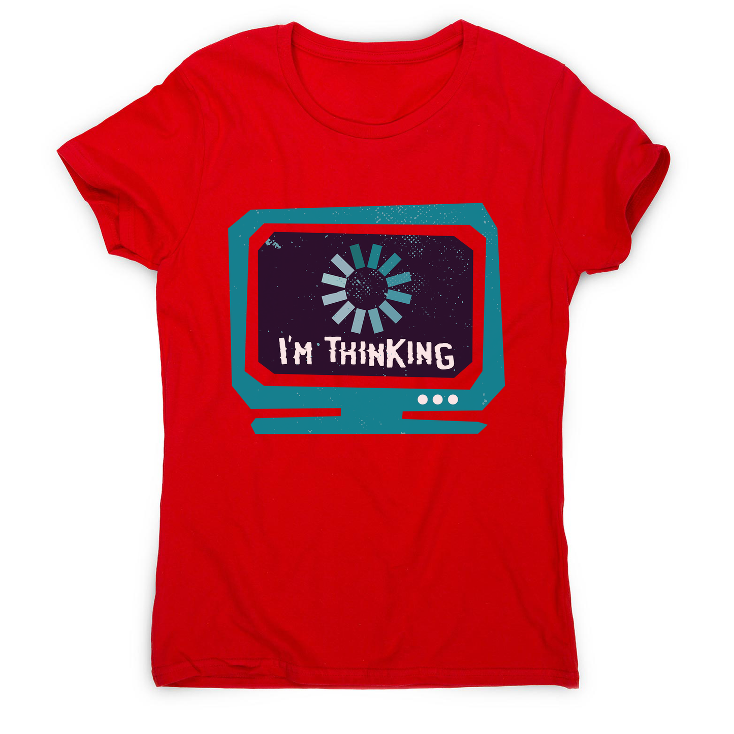 Im thinking funny women's t-shirt