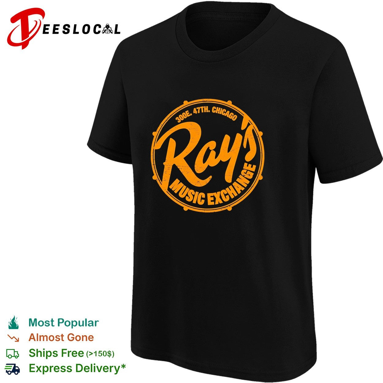 300E 47th Chicago Music Exchange shirt