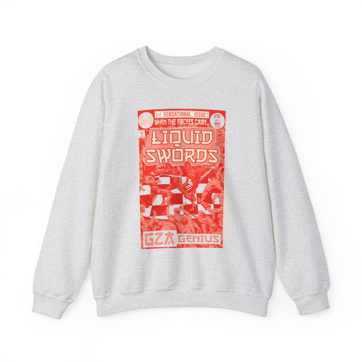 Liquid Swords - RED VARIANT - Unisex Heavy Blendâ„¢ Crewneck Sweatshirt