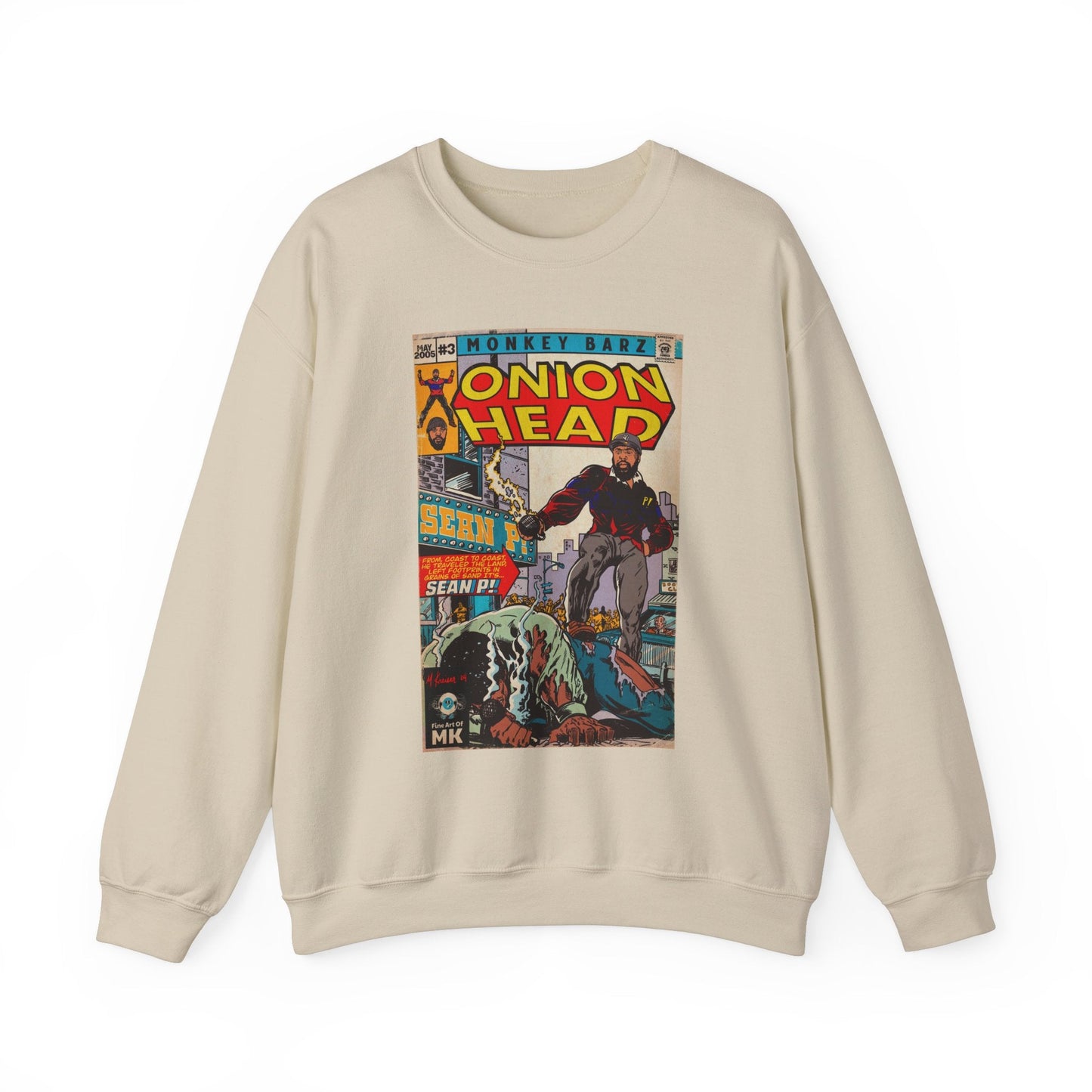 Onion Head - Unisex Heavy Blendâ„¢ Crewneck Sweatshirt