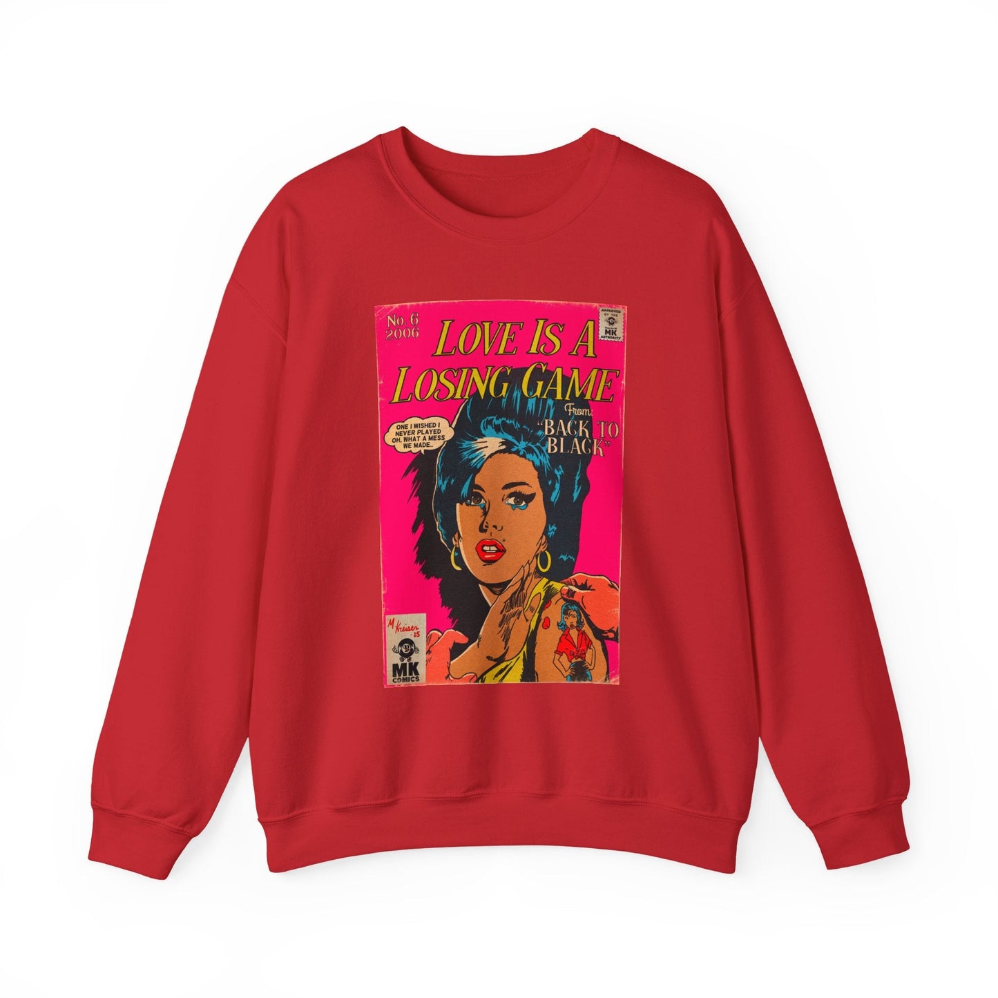 Love Is A Losing Game - Unisex Heavy Blendâ„¢ Crewneck Sweatshirt