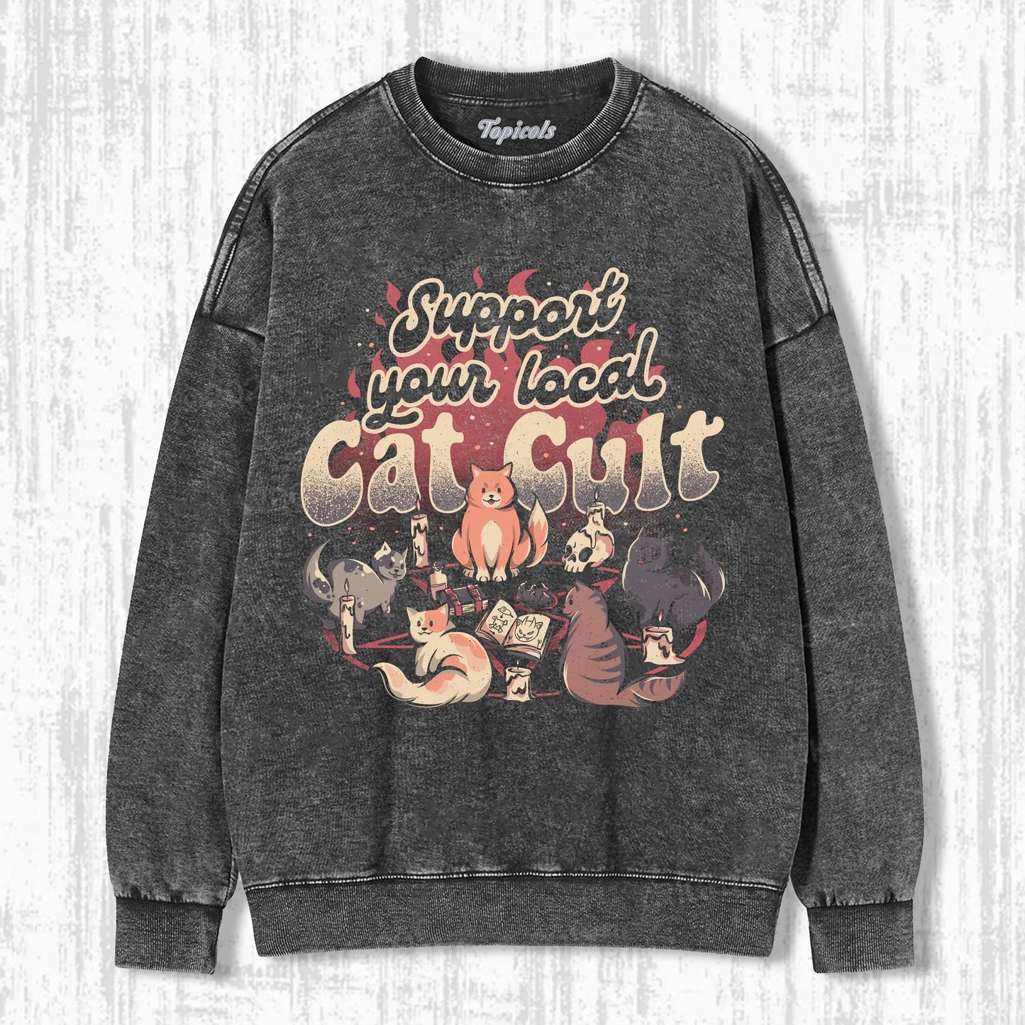 CAT CULT SWEATSHIRTS - clothing by TeeHivey.com