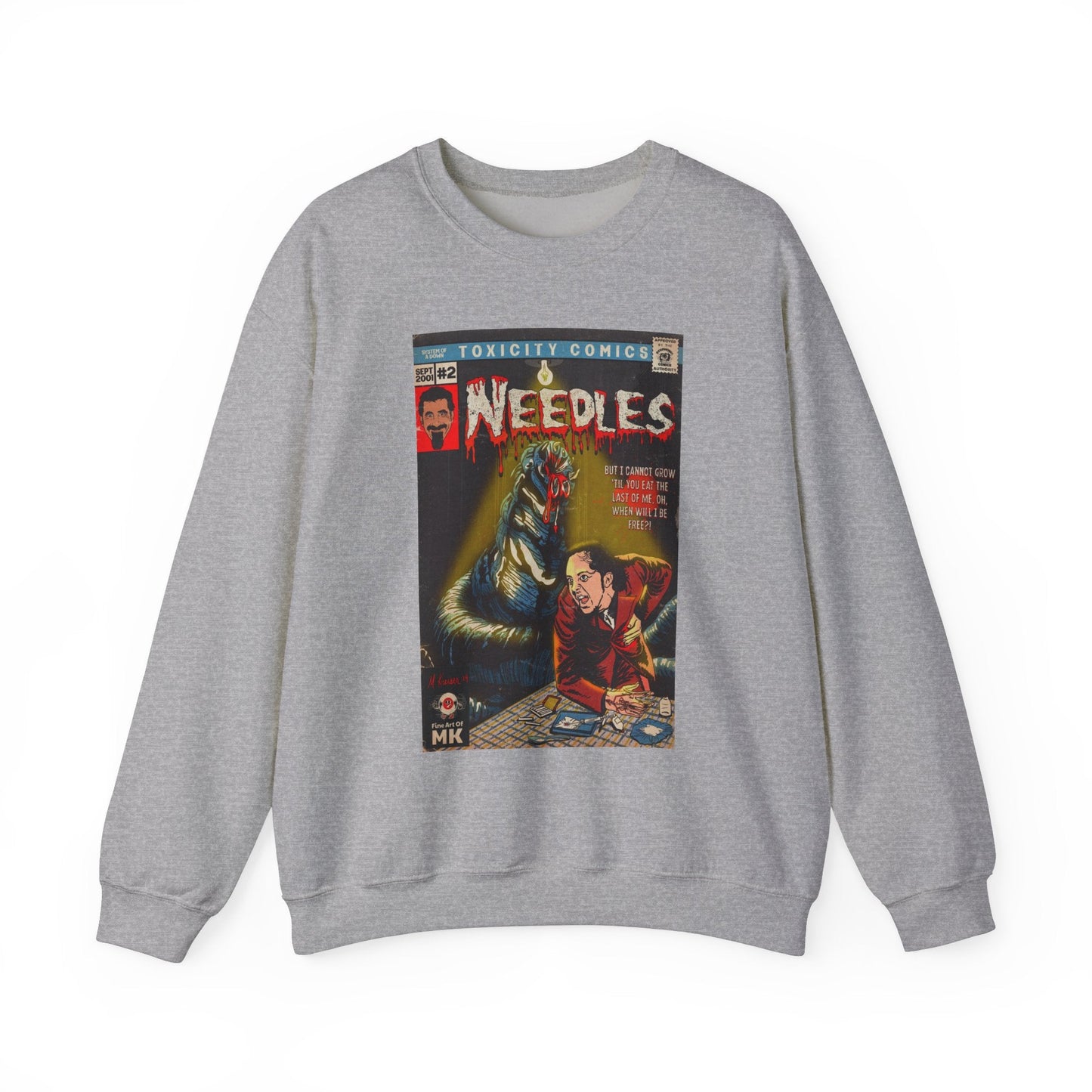 Needles - Unisex Heavy Blendâ„¢ Crewneck Sweatshirt