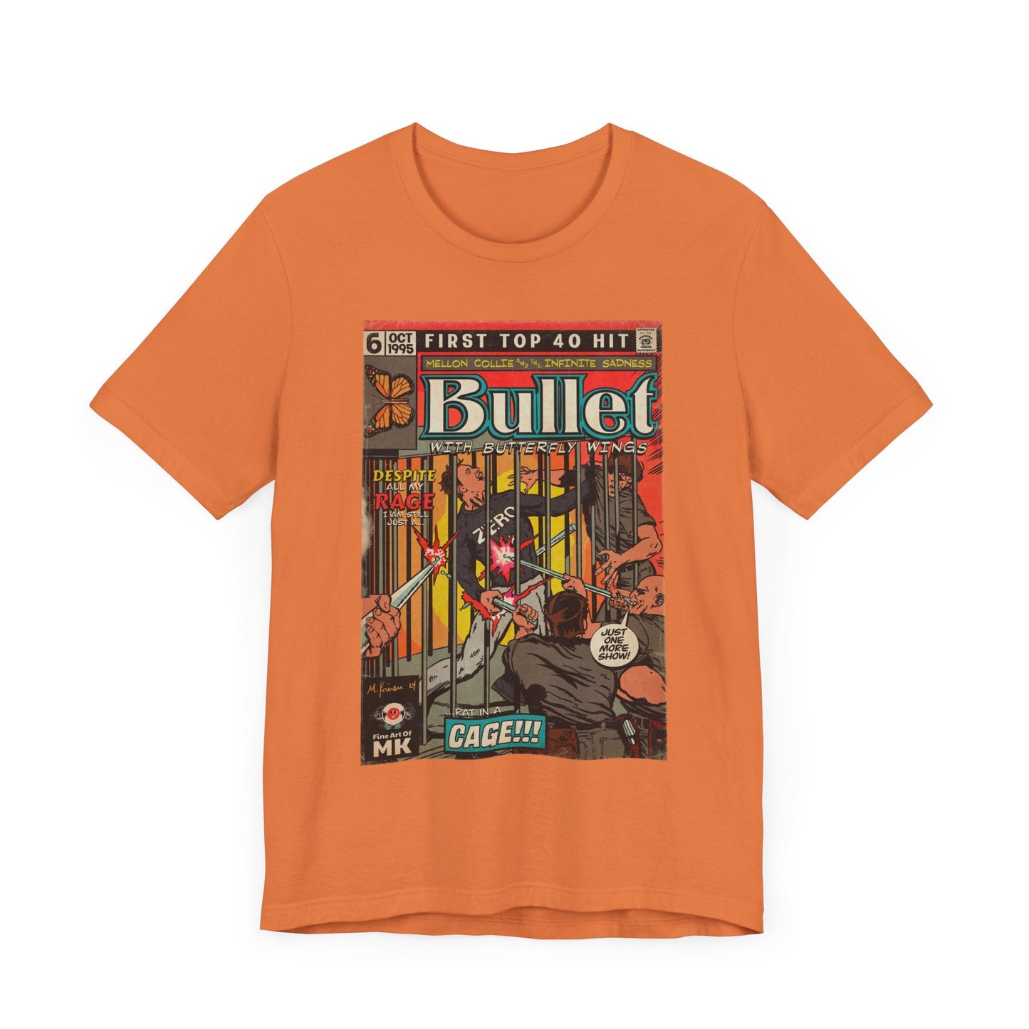 Bullet With Butterfly Wings - Unisex Jersey Short Sleeve Tee