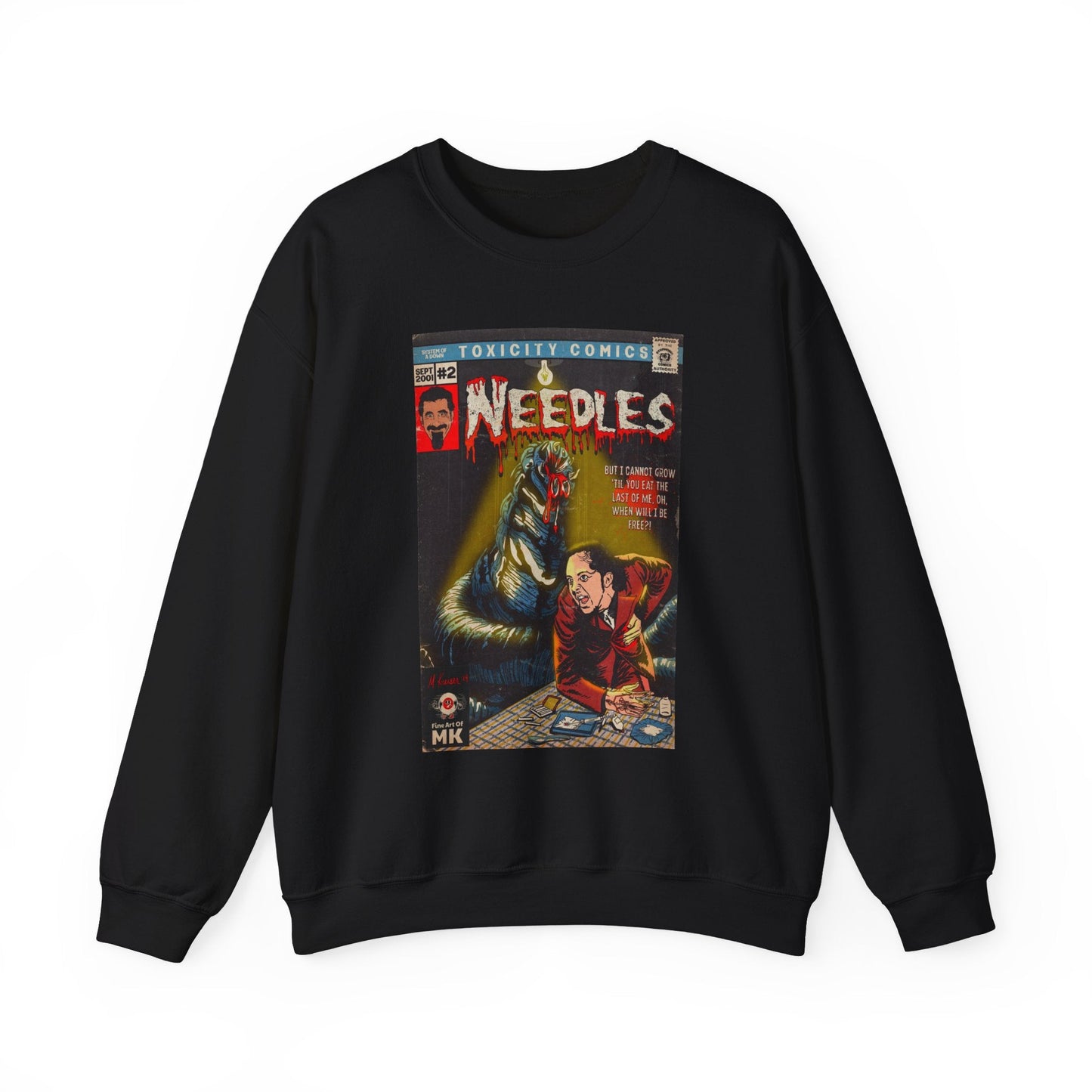 Needles - Unisex Heavy Blendâ„¢ Crewneck Sweatshirt