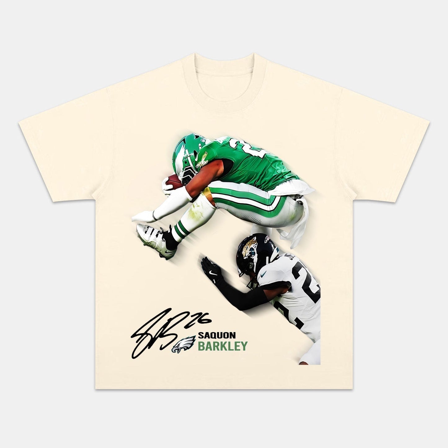 SAQUON REVERSE HURDLE TEE Style001