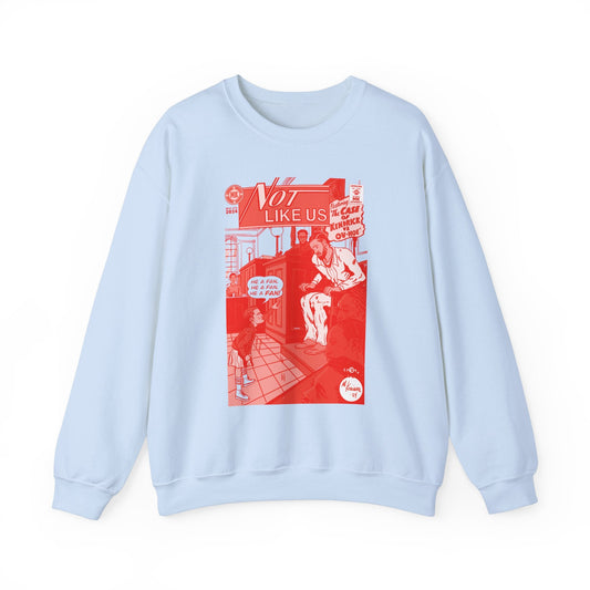 Not Like Us - RED VARIANT - Unisex Heavy Blendâ„¢ Crewneck Sweatshirt