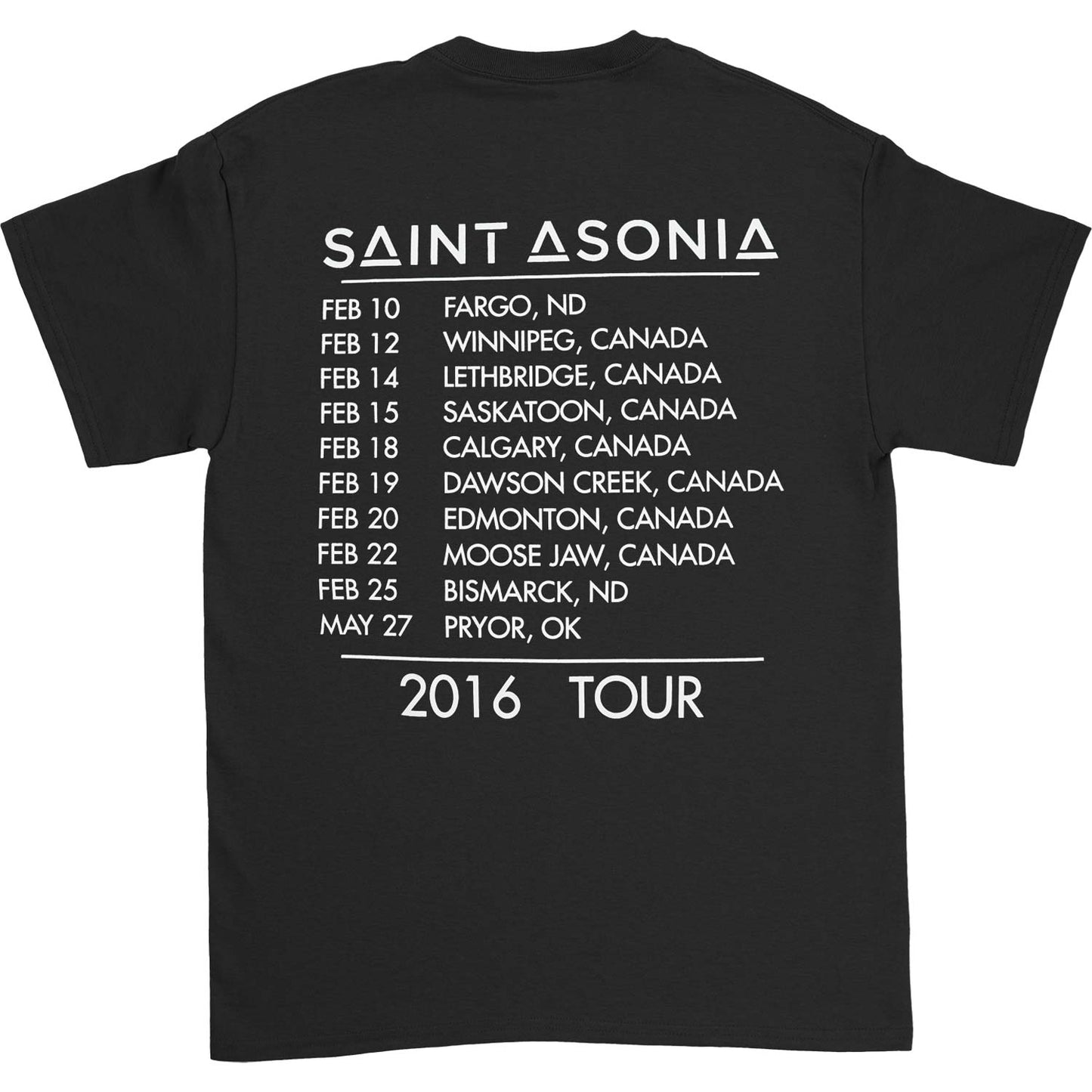 2016 Tour T-shirt Style001