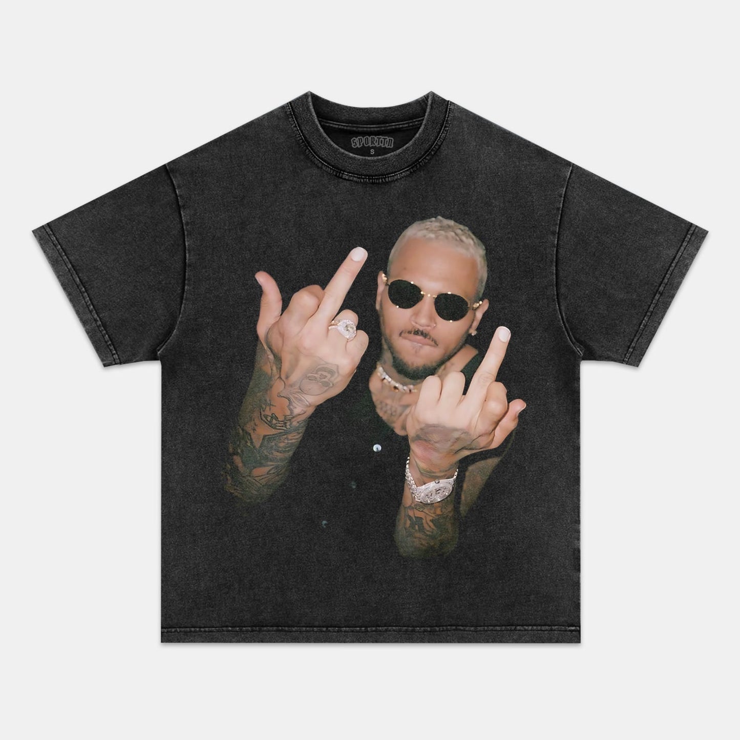 CHRIS BROWN NEW02 TEE Style001 - clothing by TeeHivey.com (Image 4)