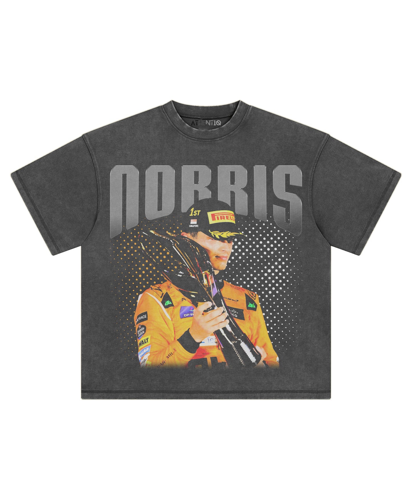 LANDO NORRIS SINGAPORE TEE - clothing by TeeHivey.com (Image 2)