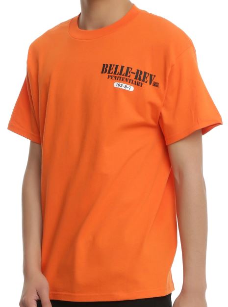 Suicide Squad Belle-Rev Inmate Penitentiary Adult T-Shirt - clothing by TeeHivey.com (Image 3)