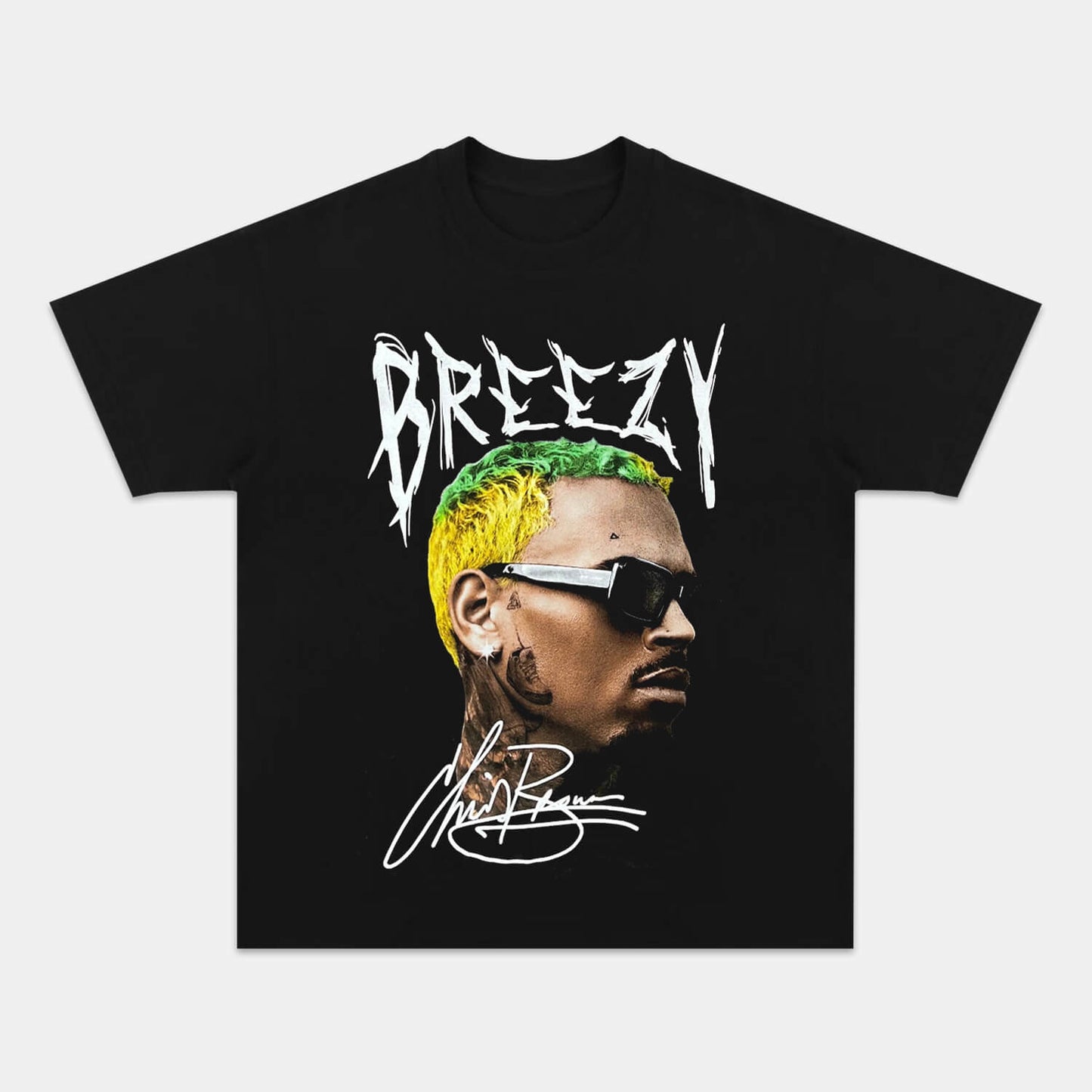 Chris Brown Breezy Graphic Tee Style001