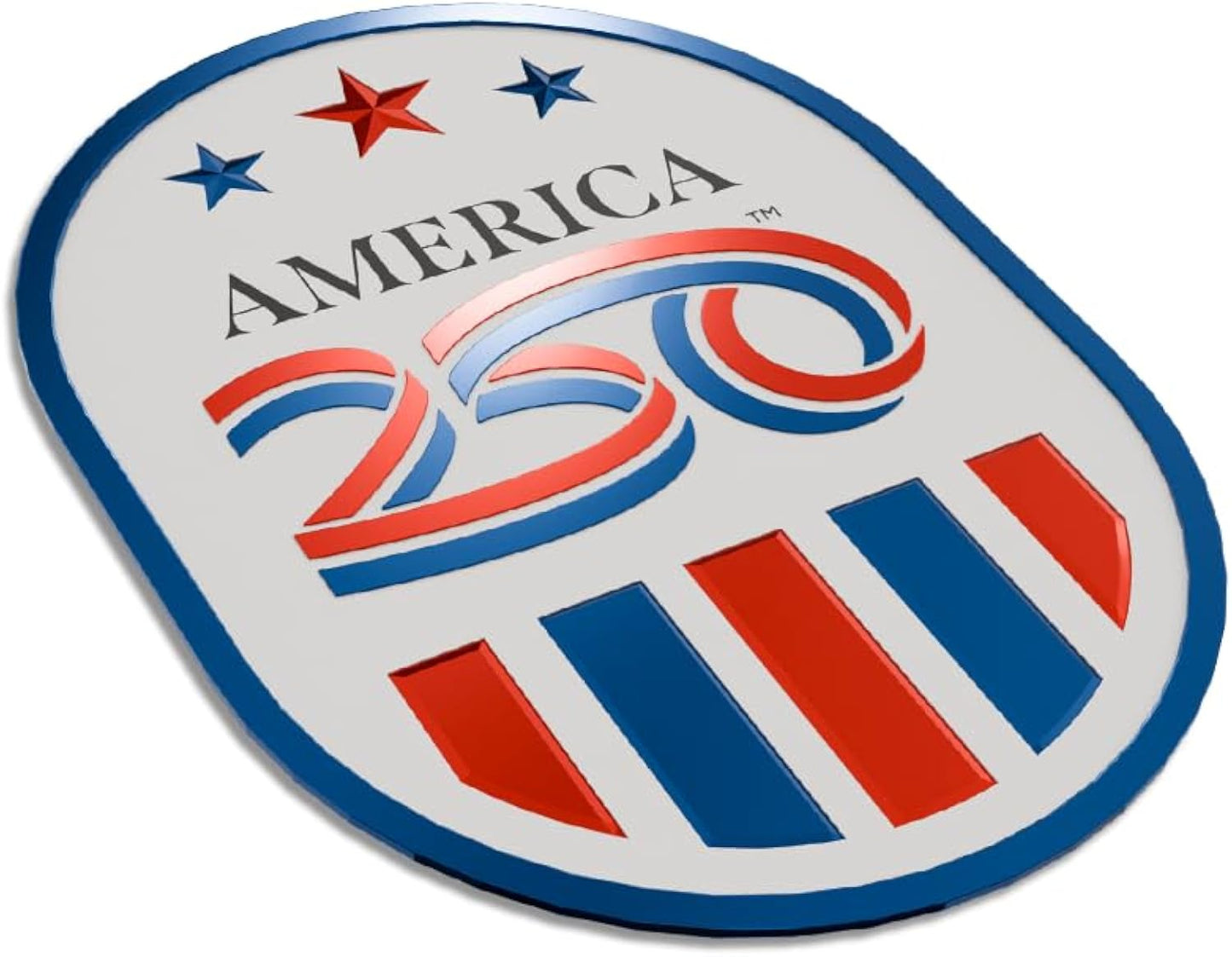 Official America 250th Stars & Stripes Emblem (Blue)