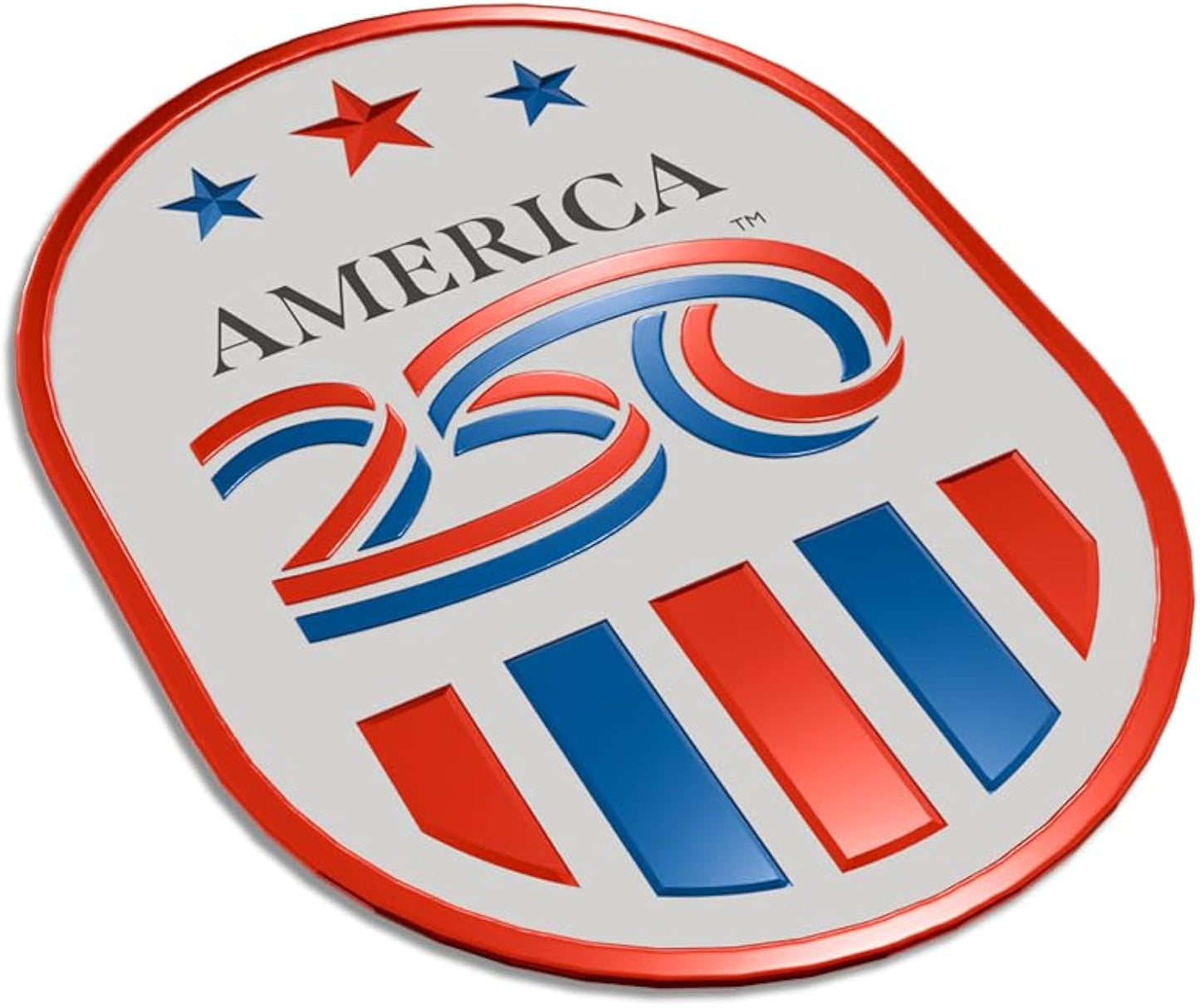 Official America 250th Stars & Stripes Emblem (Red)