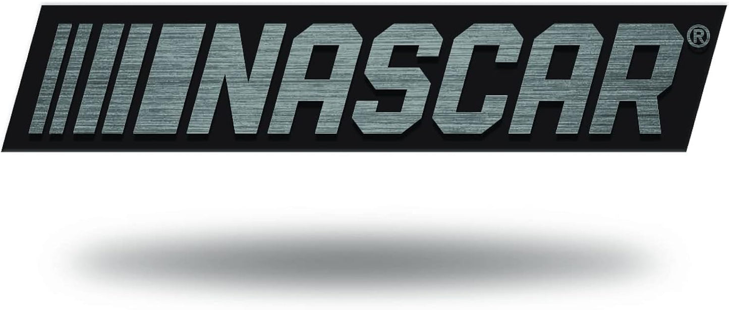 Rico Industries NASCAR Racing Signature Antique Nickel Auto Emblem for Car/Truck/SUV