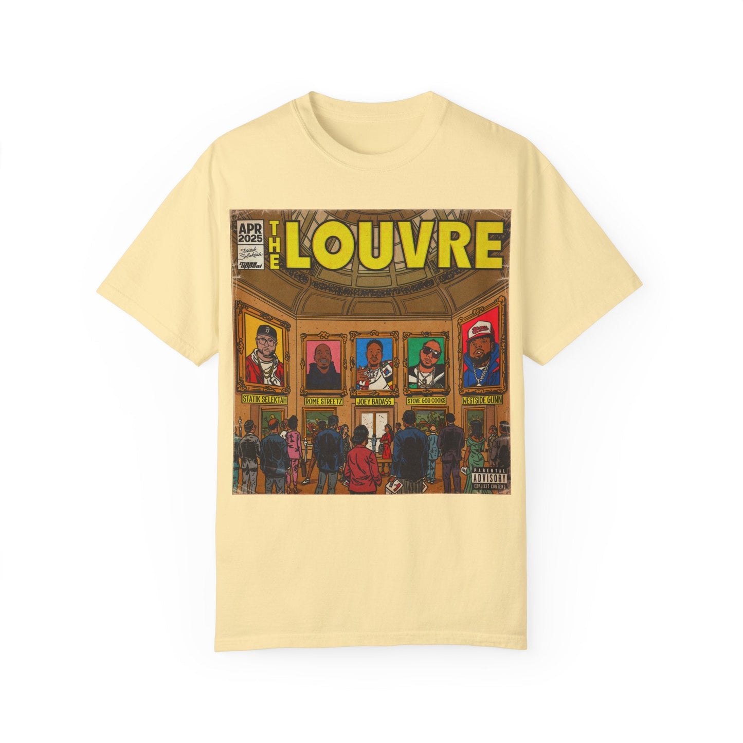 The Louvre - Statik Selektah & MK Collab - Unisex Comfort Colors T-shirt