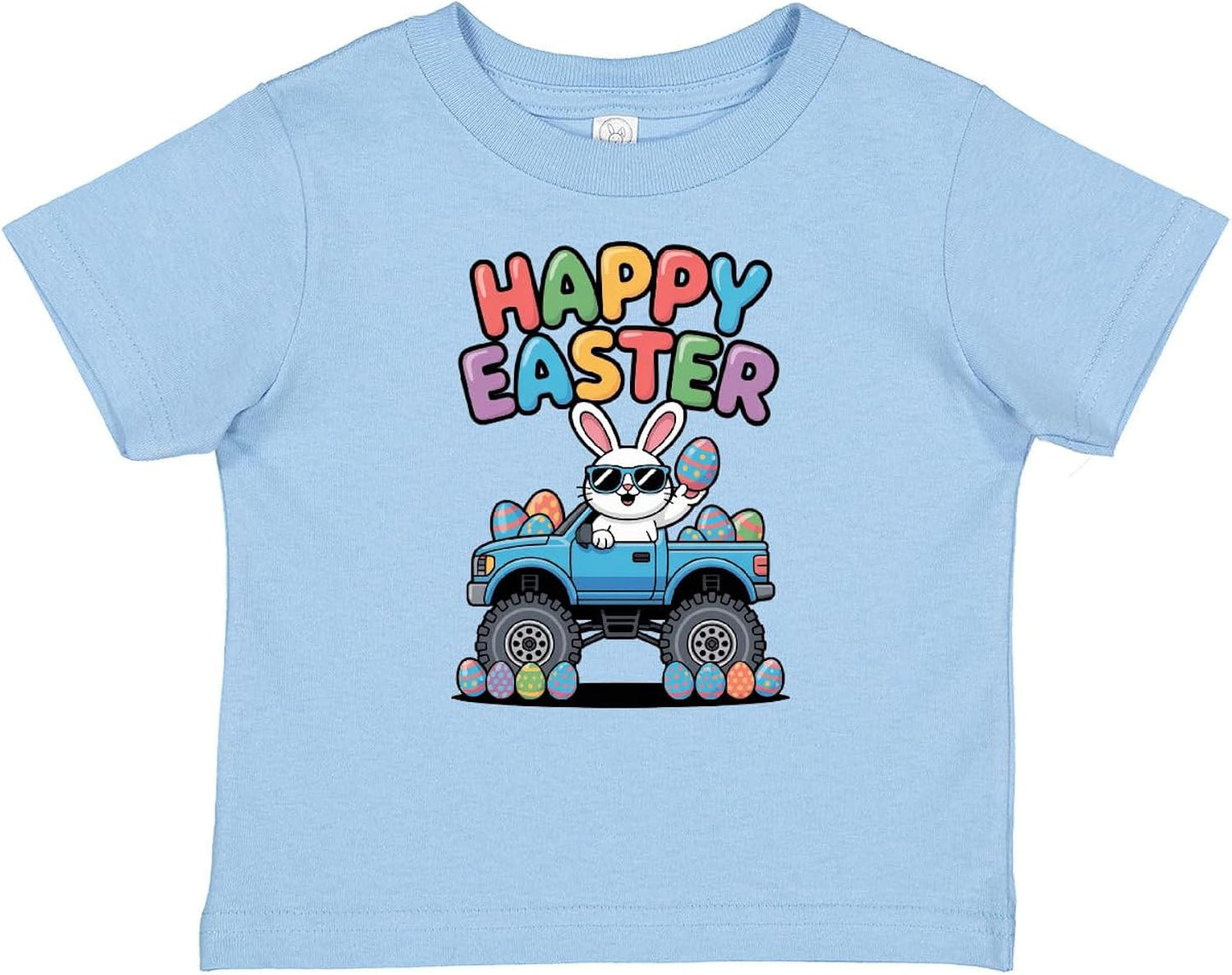 Happy Easter Bunny Monster Truck Baby T-Shirt