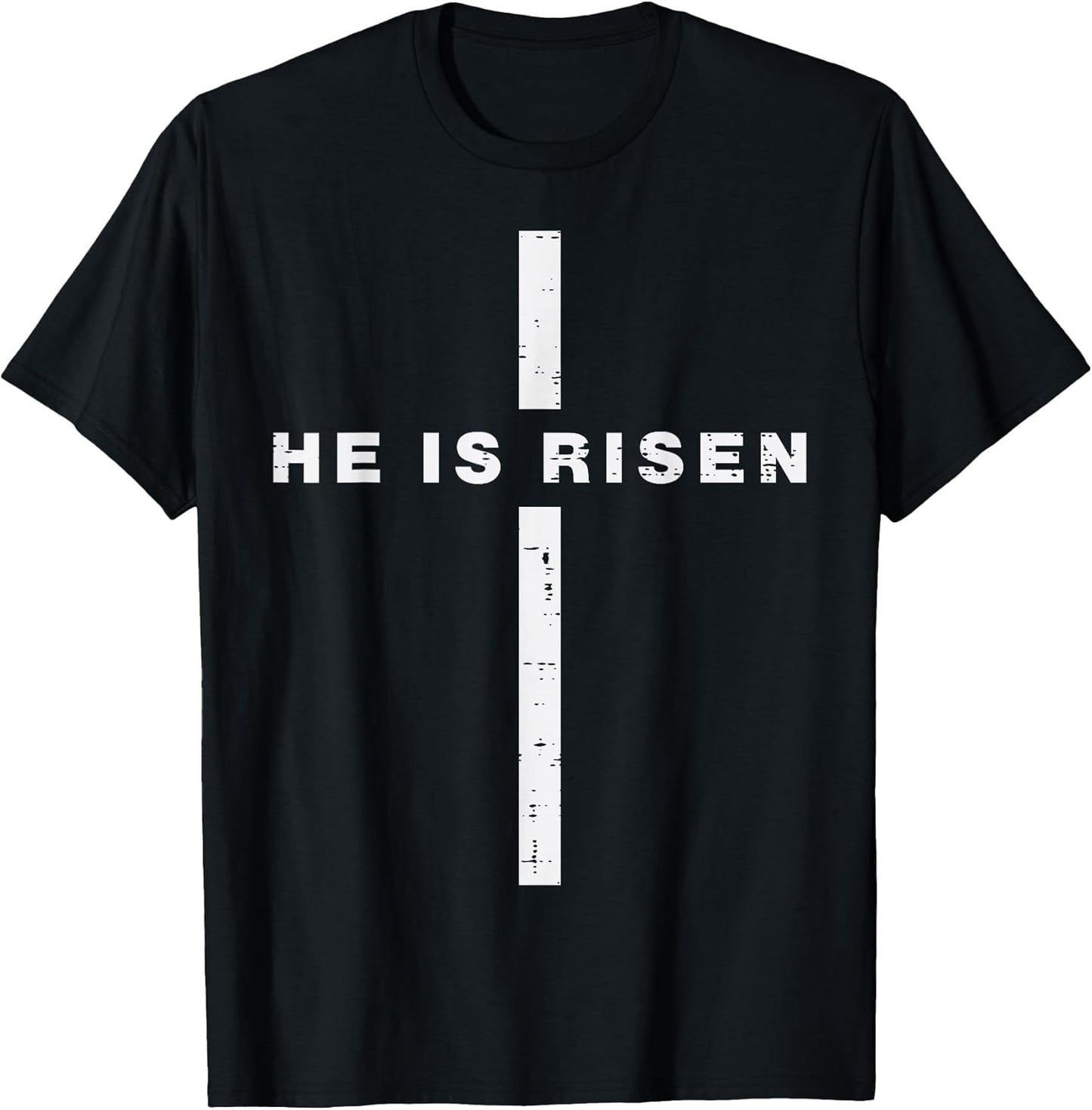 Easter Cross He is Risen Jesus Christian Men Women Kids T-Shirt