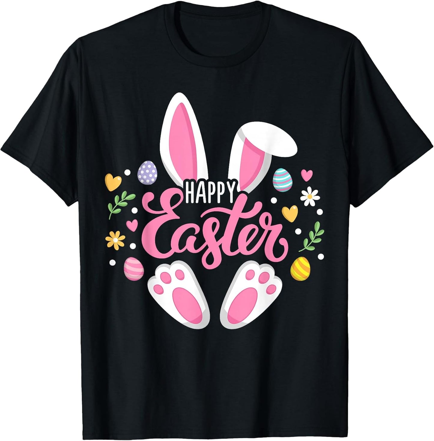 Happy Easter Bunny Easter Egg Hunt Squad Easter Women Family T-Shirt