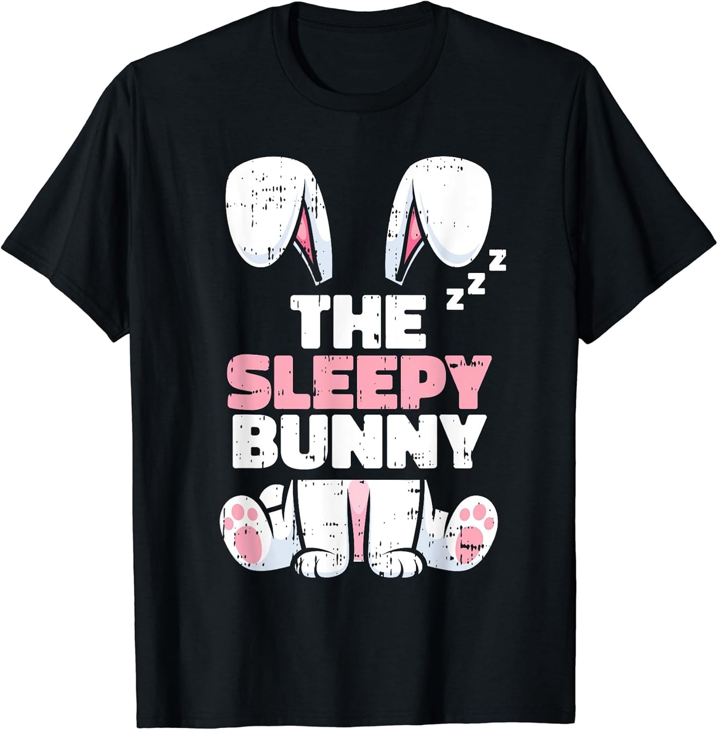 Sleepy Bunny Easter Family Matching Spring Men Women Kids T-Shirt