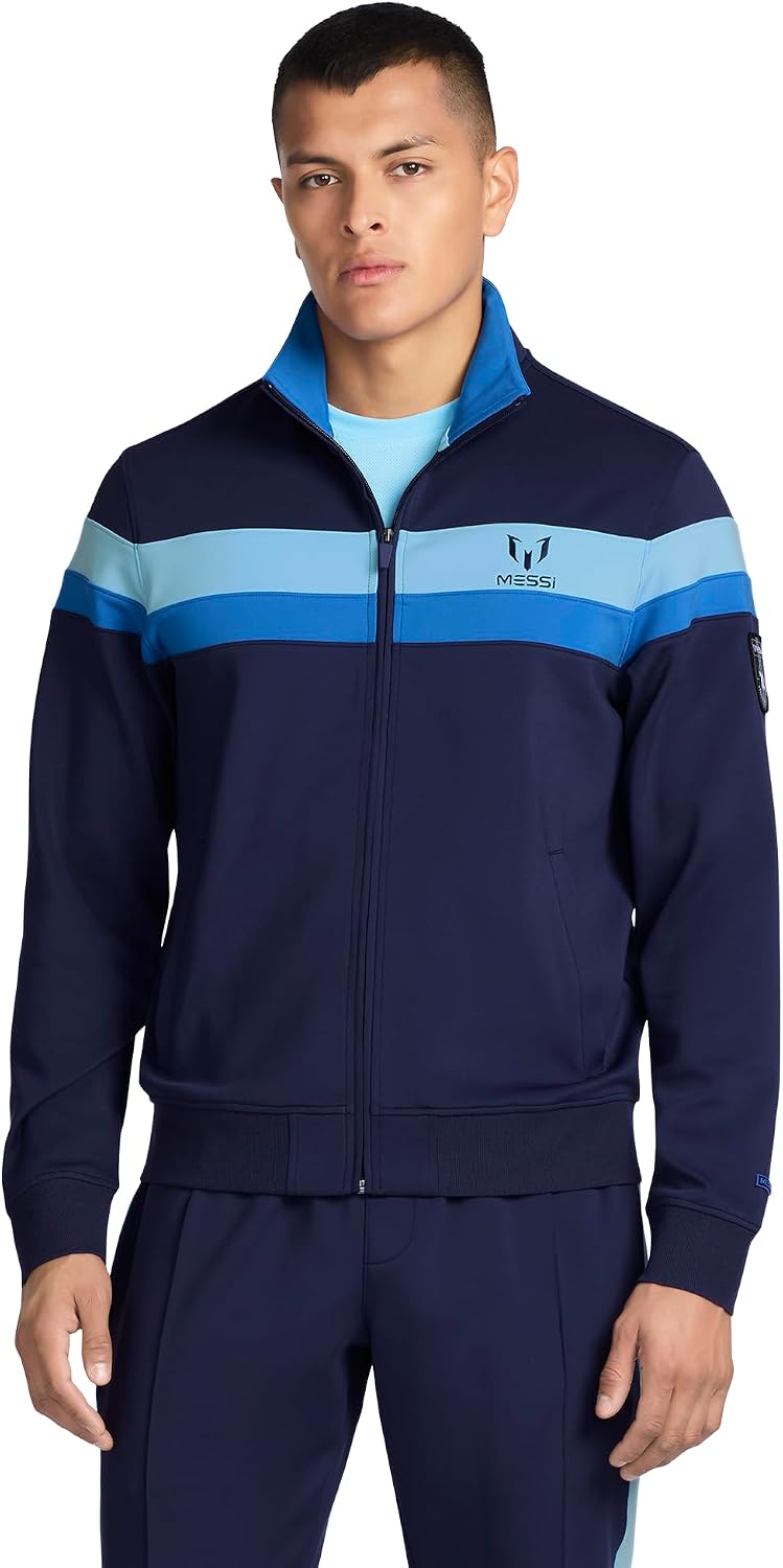 Men's Lifestyle Track Jacket, Zip-up Outerwear for Adults, Comfortable Fit