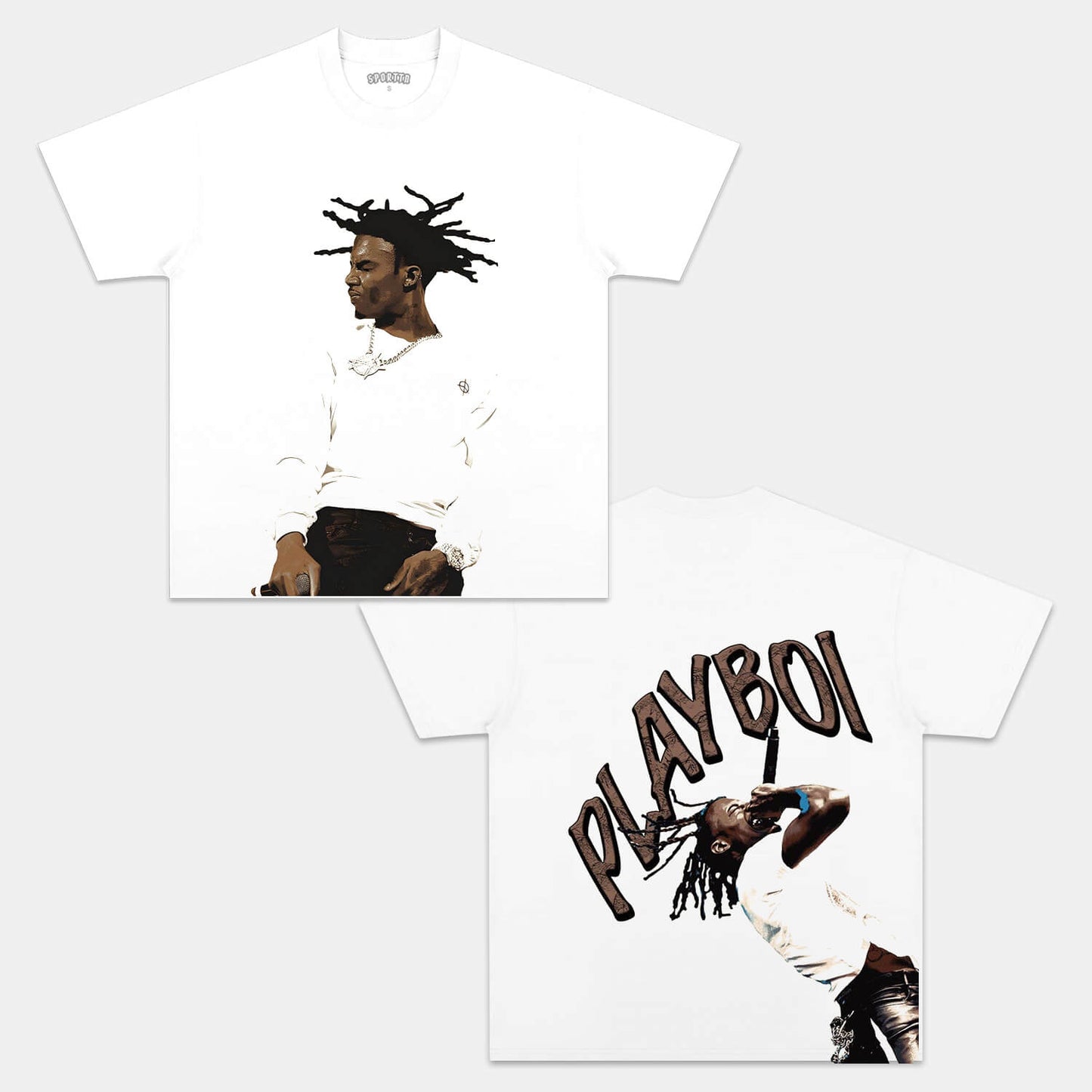 PLAYBOI CARTI VINTAGE TEE Style001