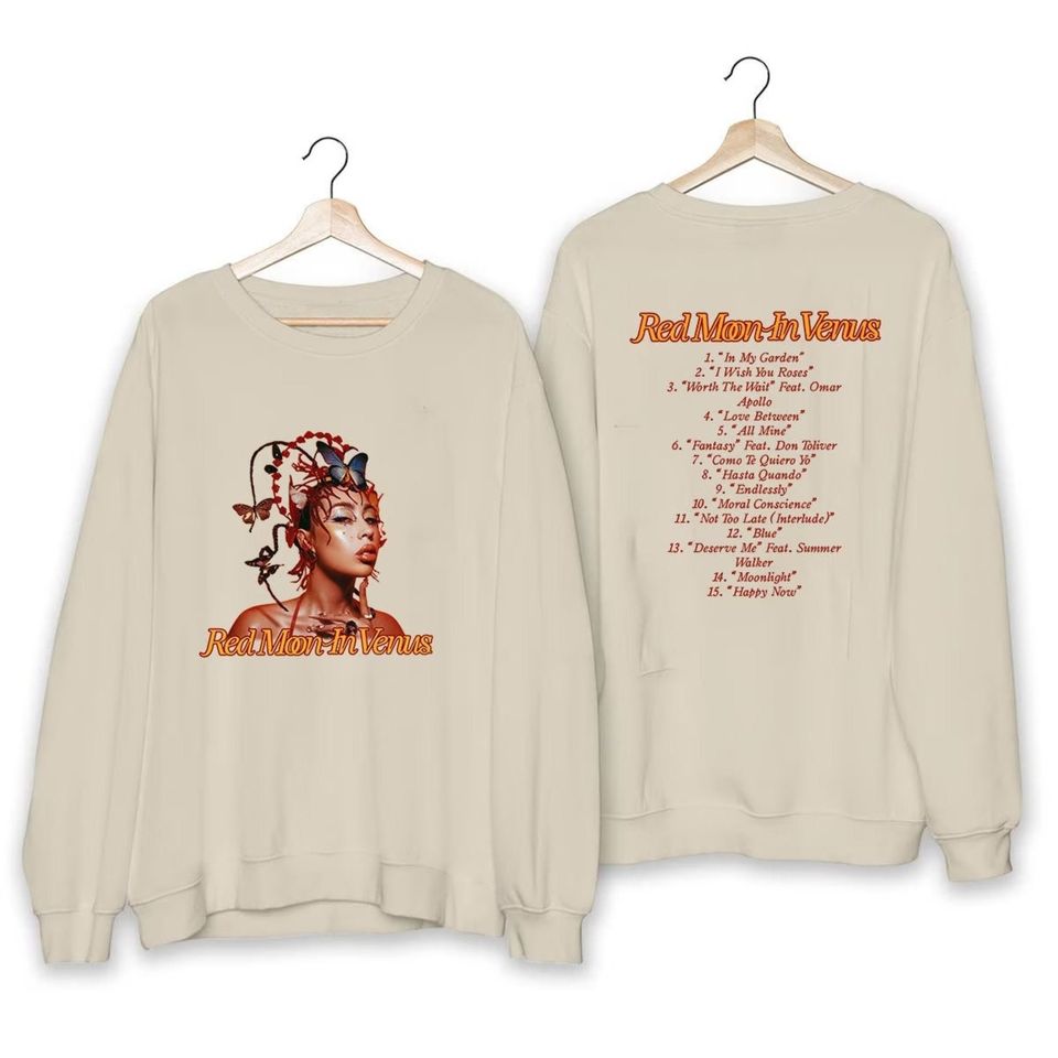 Red Moon In Venus Kali Uchis Shirt, Kali Uchis Red Moon in Venus Tour Sweatshirt