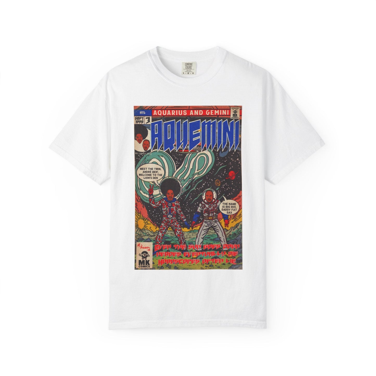 Aquemini - Comic Book Art - Unisex Comfort Colors T-shirt