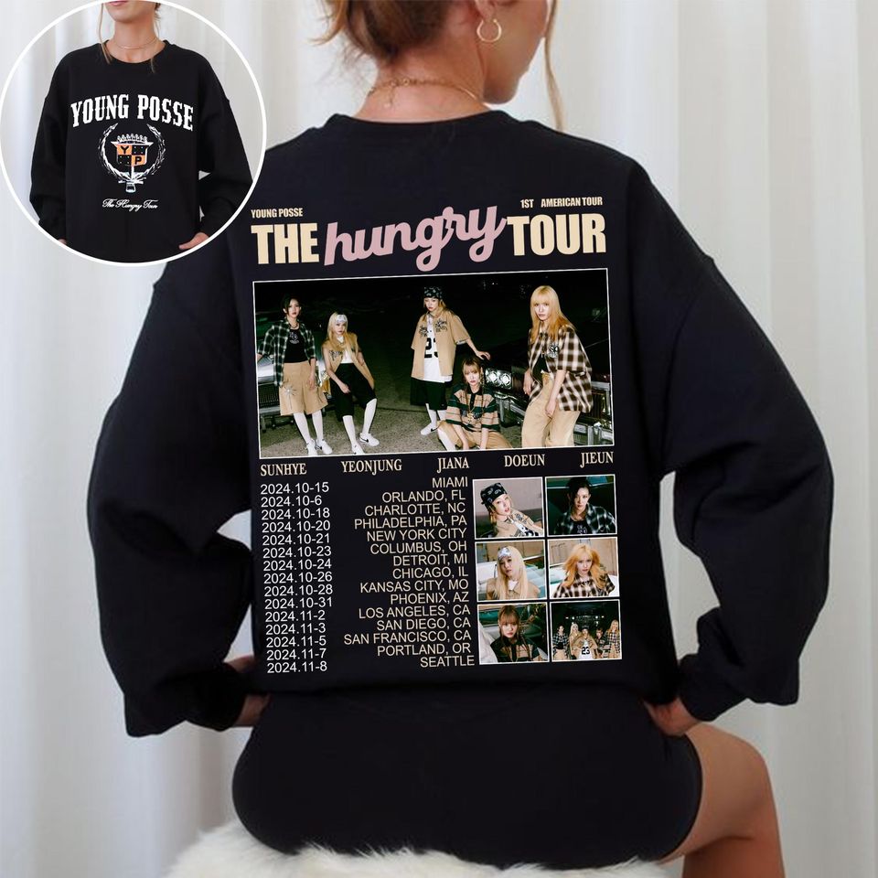 Young Posse The Hungry Tour Sweatshirt, Young Posse Ate That Album Sweatshirt