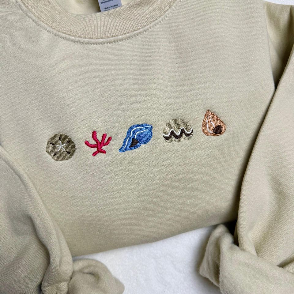 Island Collector Animal Crossing Inspired Embroidered Sweatshirt