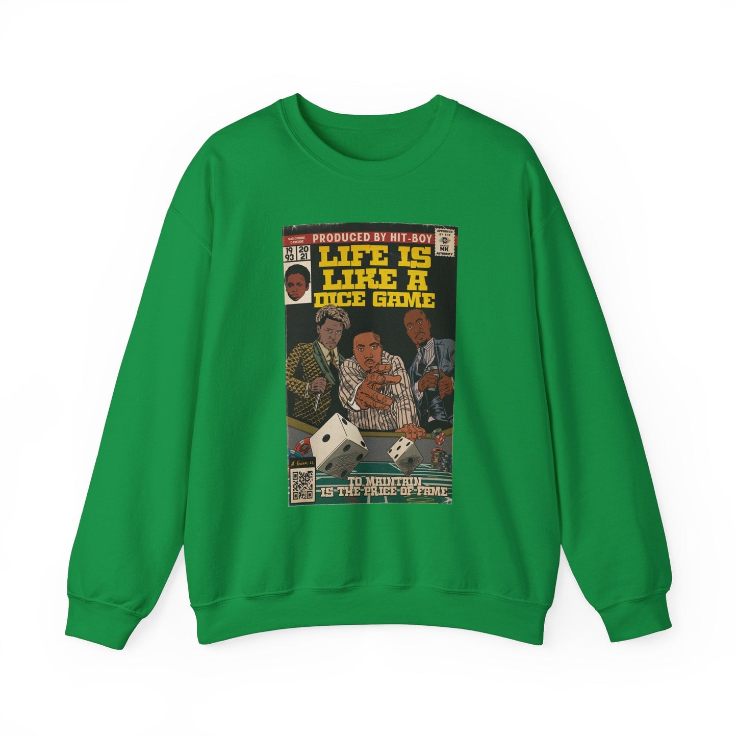 Life Is Like A Dice Game - Unisex Heavy Blendâ„¢ Crewneck Sweatshirt