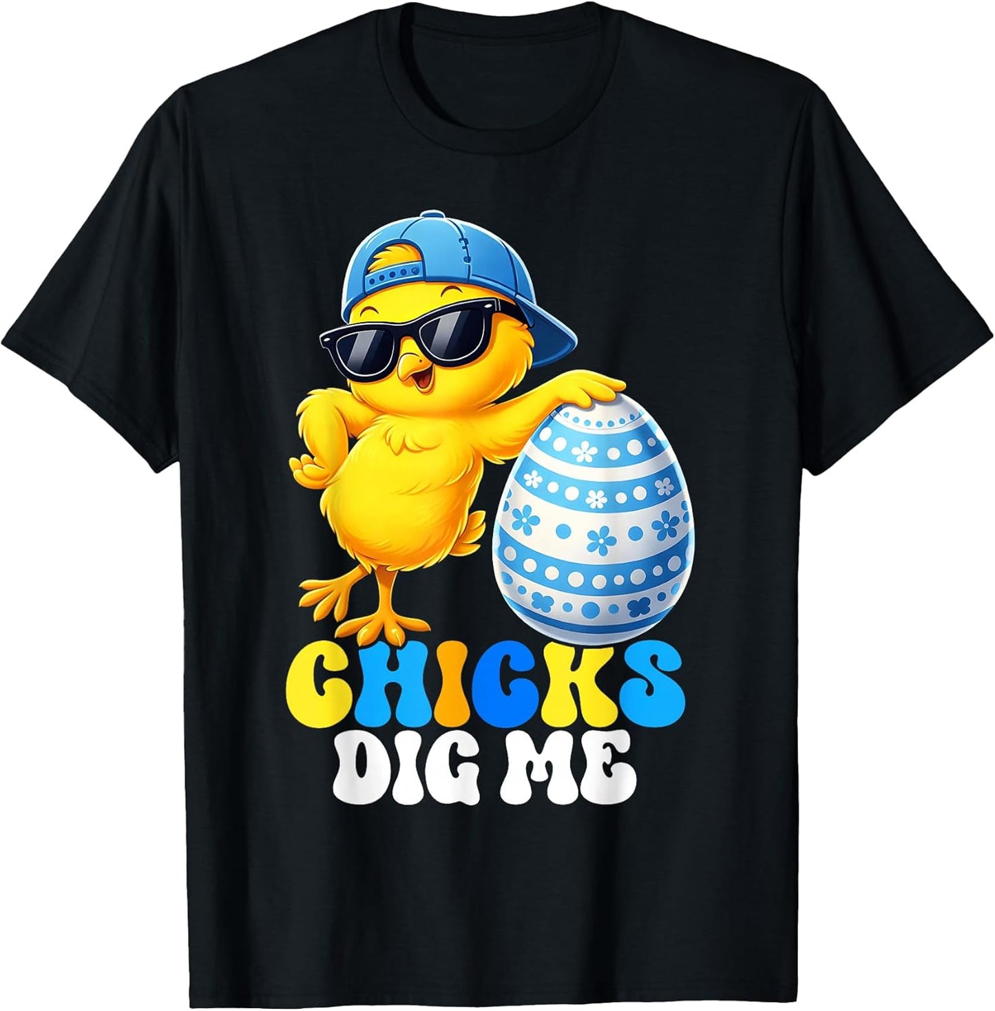 Easter Chicks Dig Me Cute Egg Hunt Boys Kids Toddler T-Shirt