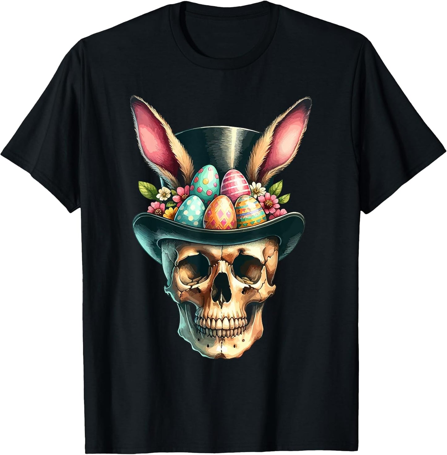 Funny Easter Bunny Skull Egg Hunt Easter Day T-Shirt