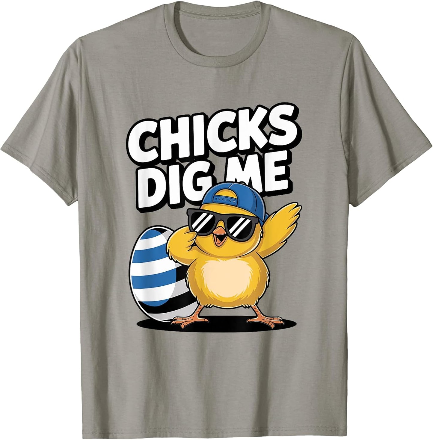 Chicks Dig Me Easter Toddler Boys Men Happy Easter T-Shirt