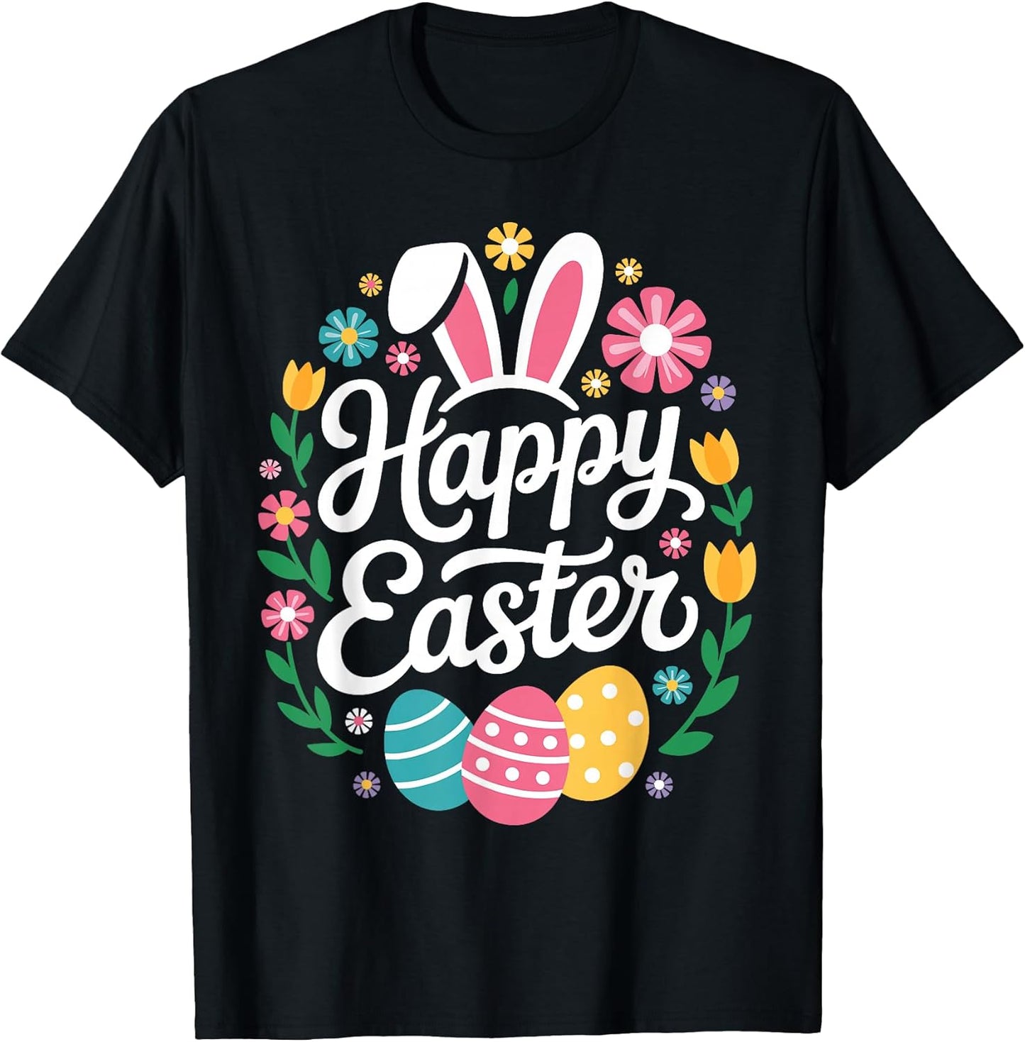 Happy Easter Cute Bunny Family and Couples Matching T-Shirt