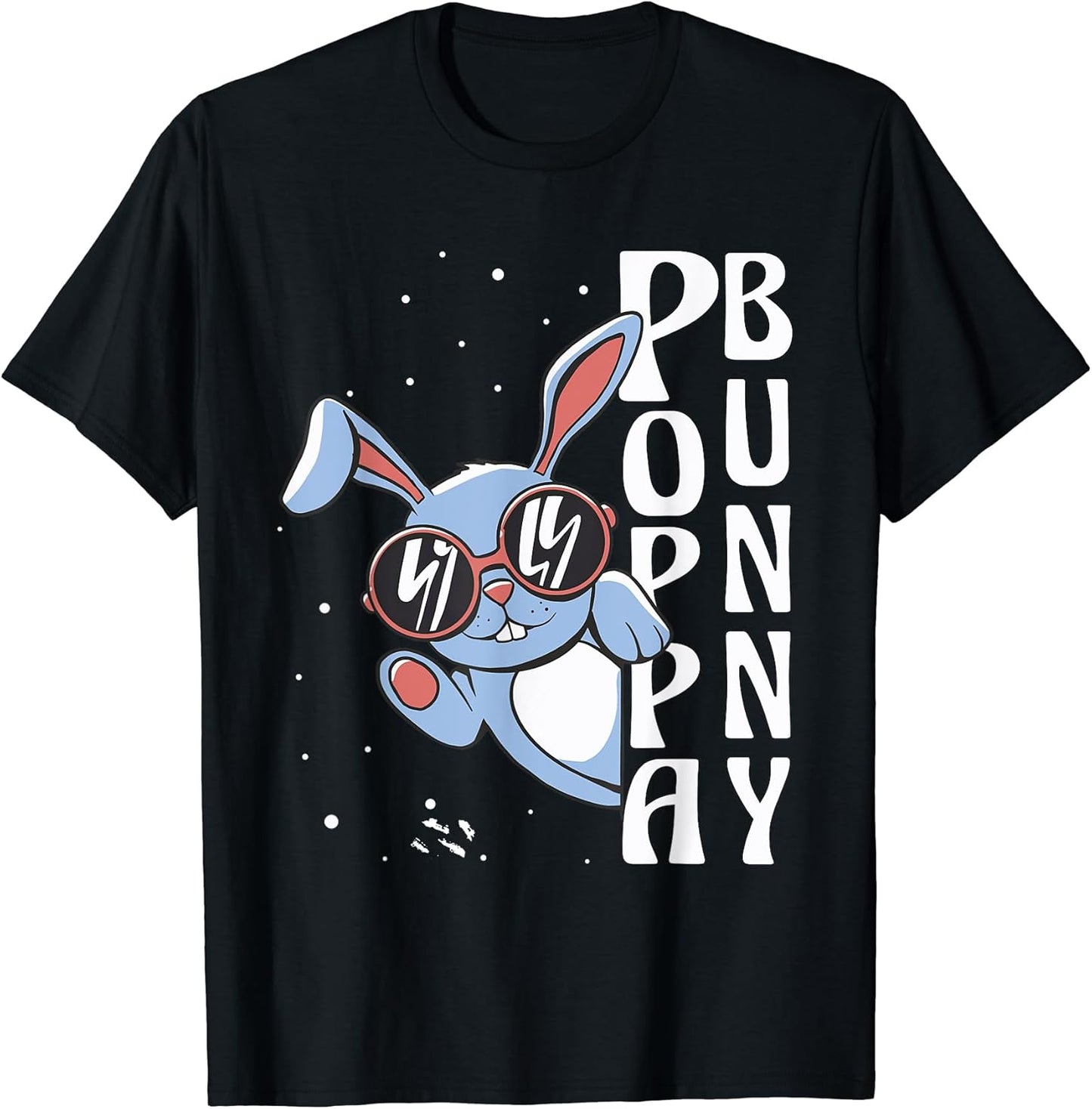 Easter Bunny Poppa With Sunglasses Family Matching T-Shirt