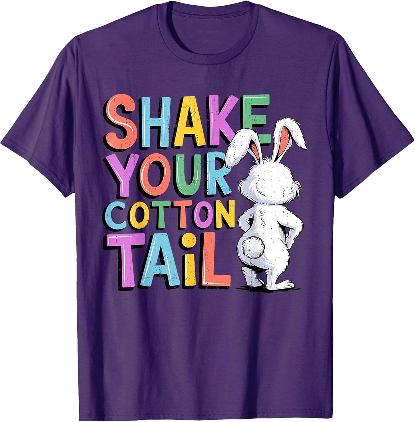 Funny Cotton Tail Easter Bunny Easter Day Gift for Men Women T-Shirt