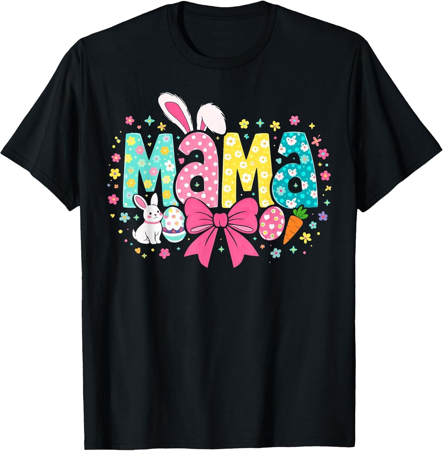 Mama Mini Easter Family Matching Mama Bunny Easter Day T-Shirt