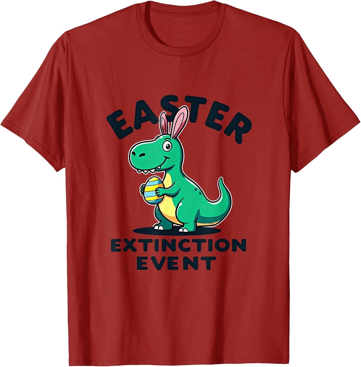 Easter Extinction Event Funny Dinosaur Design T-Shirt