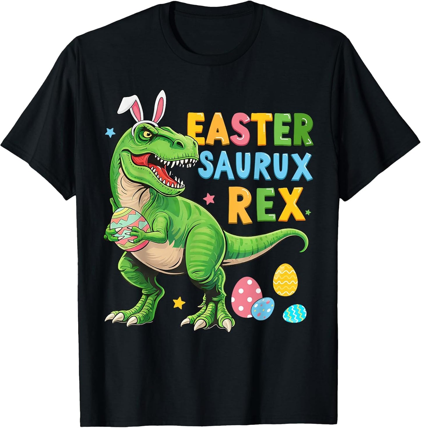 Dinosaur Bunny Saurus Rex for Kids Boys Girls Women Easter T-Shirt