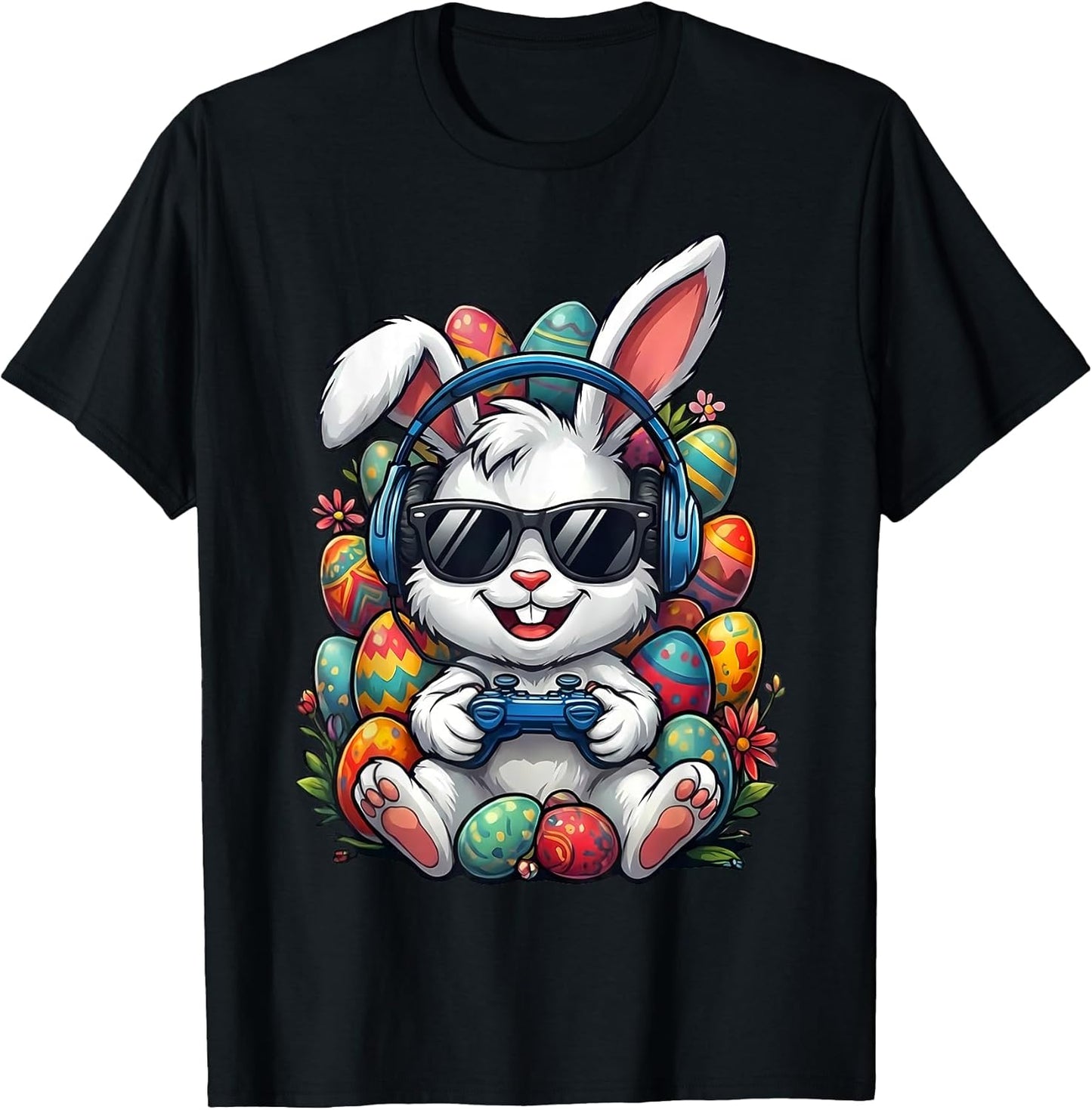 Funny Egg Hunt Gamer Bunny Easter for Boys, Kids, & Toddlers T-Shirt