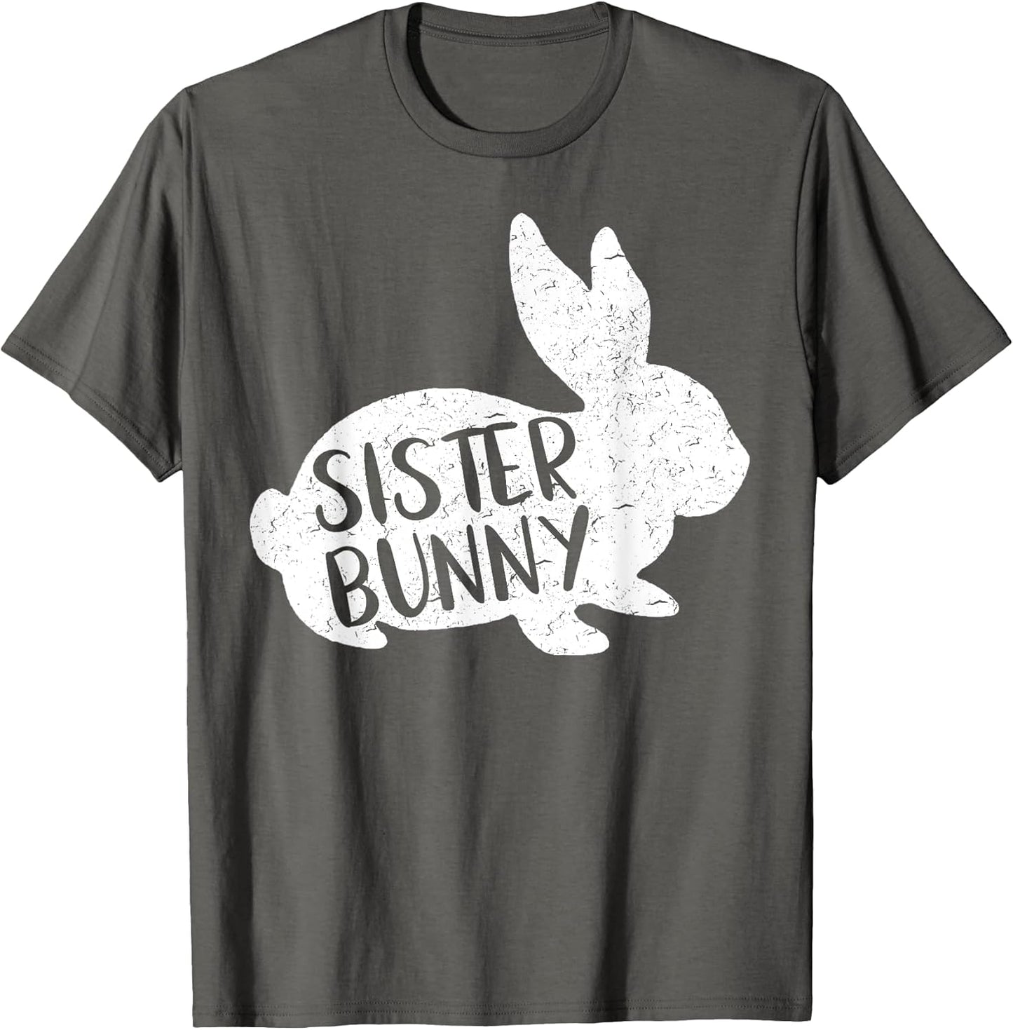 Sister Bunny T-Shirt Cute Matching Family Easter Shirt T-Shirt