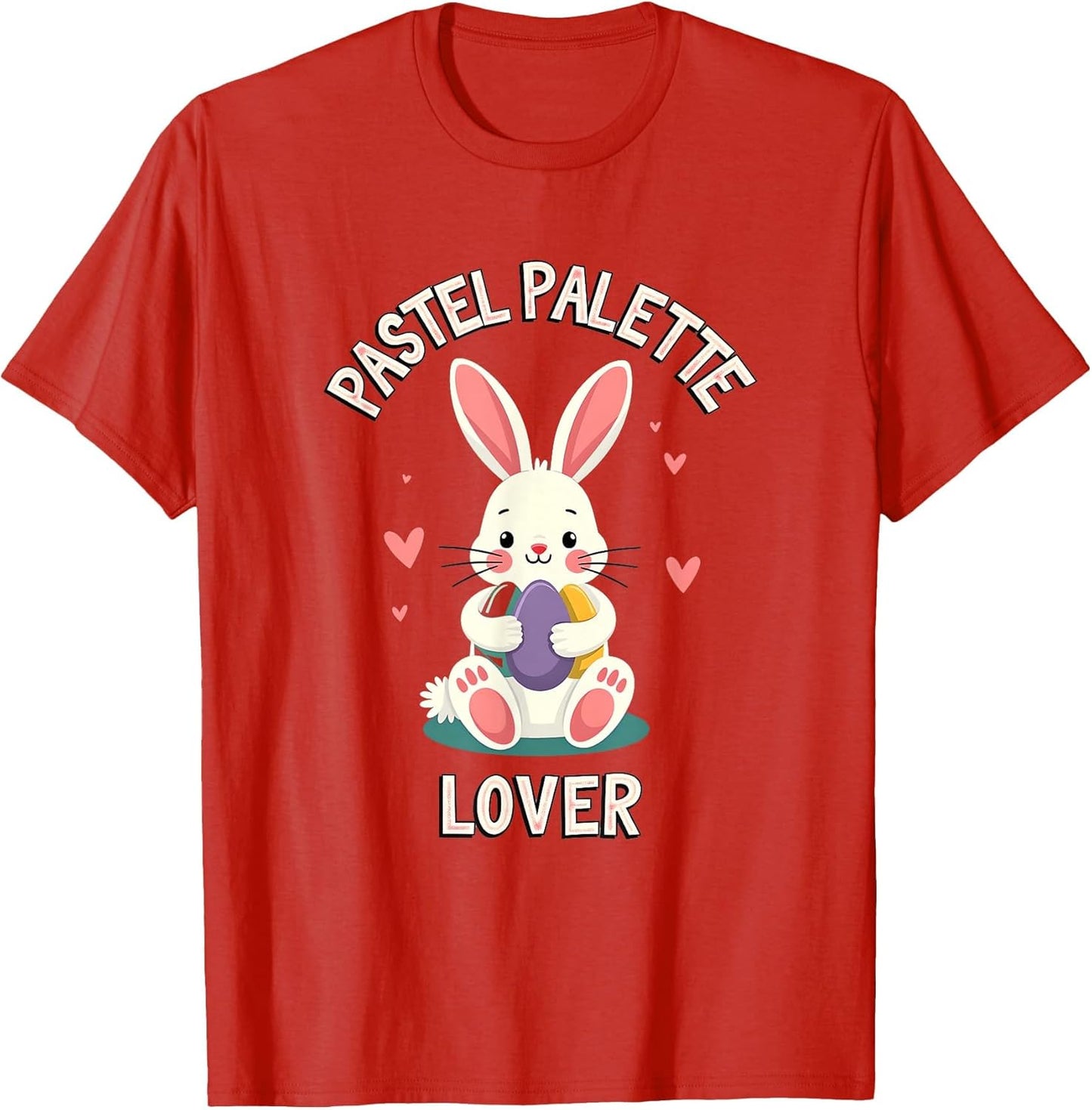 Pastel Palette Lover Womens Easter Design T-Shirt