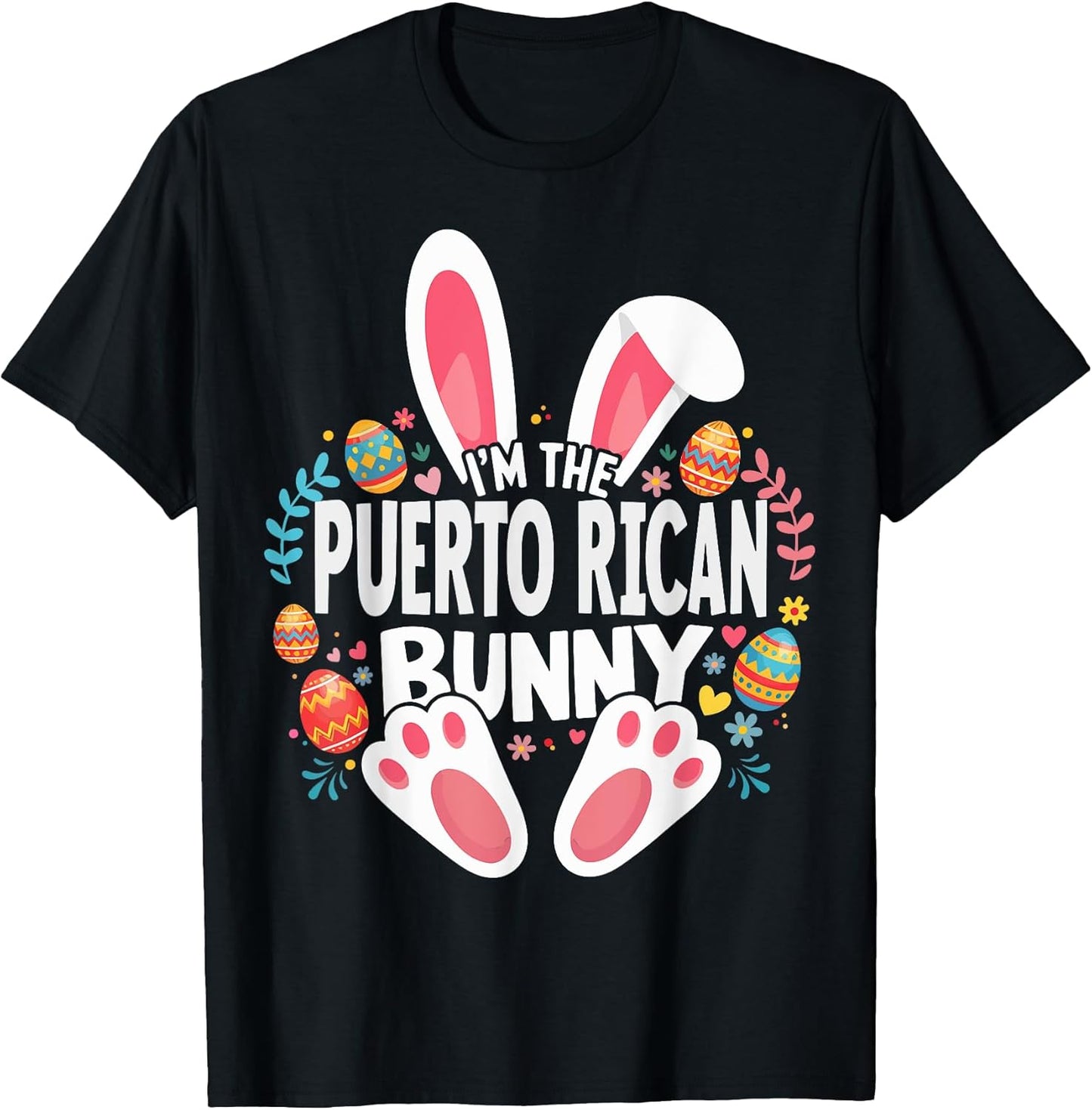 I'm The Puerto Rican Bunny Matching Easter Family T-Shirt