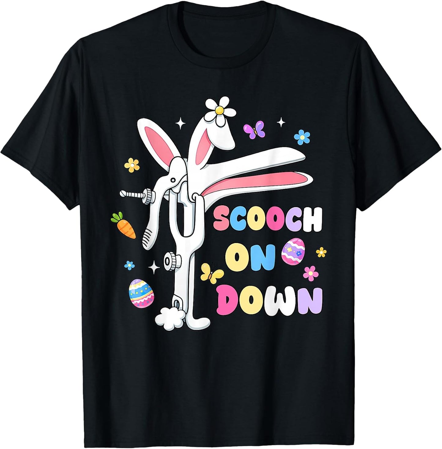 Bunny Ears Speculum Obstetrician Gynecologist Nurse Easter T-Shirt