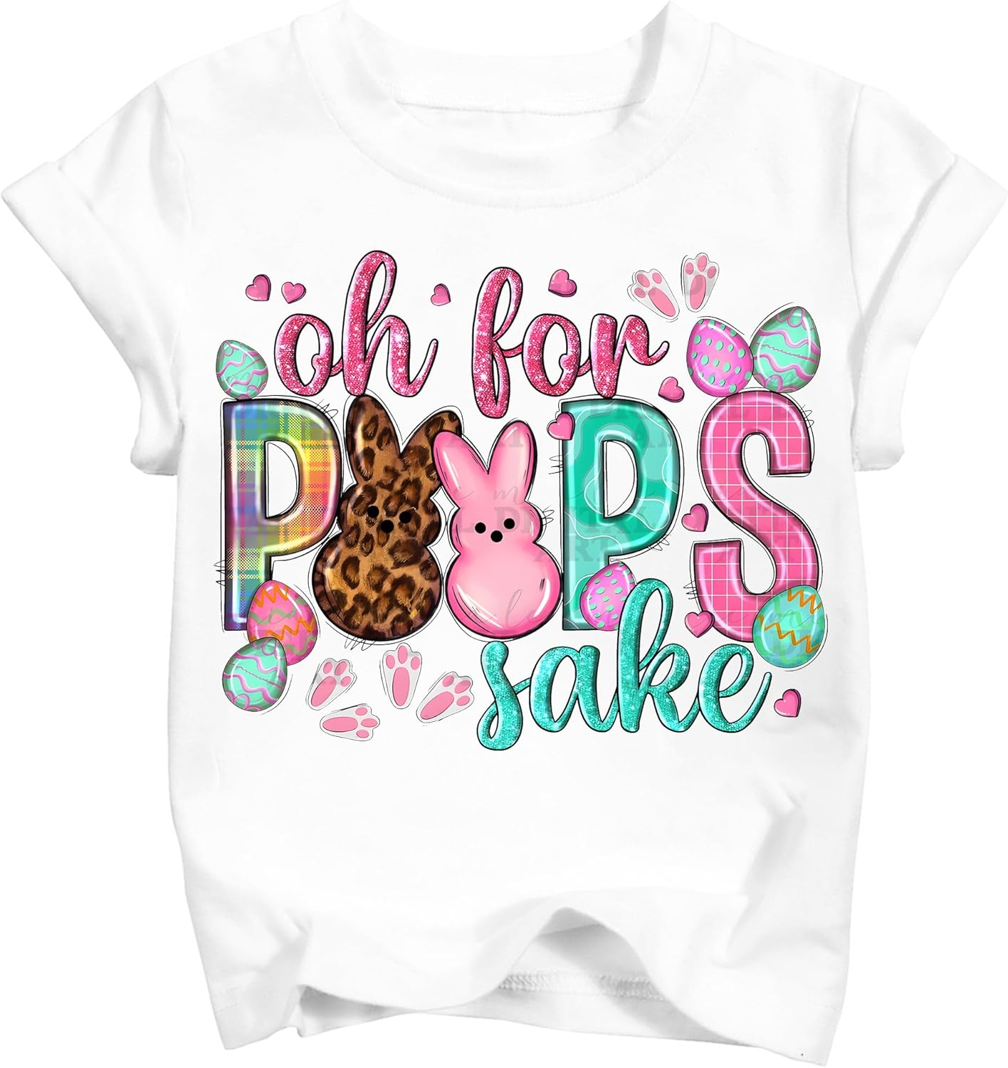 Boys Girls Easter Shirts Toddler Bunny Rabbit Eggs T-Shirt Kids Funny Lettering Graphic Tee Tops 2026 (3T-10T)